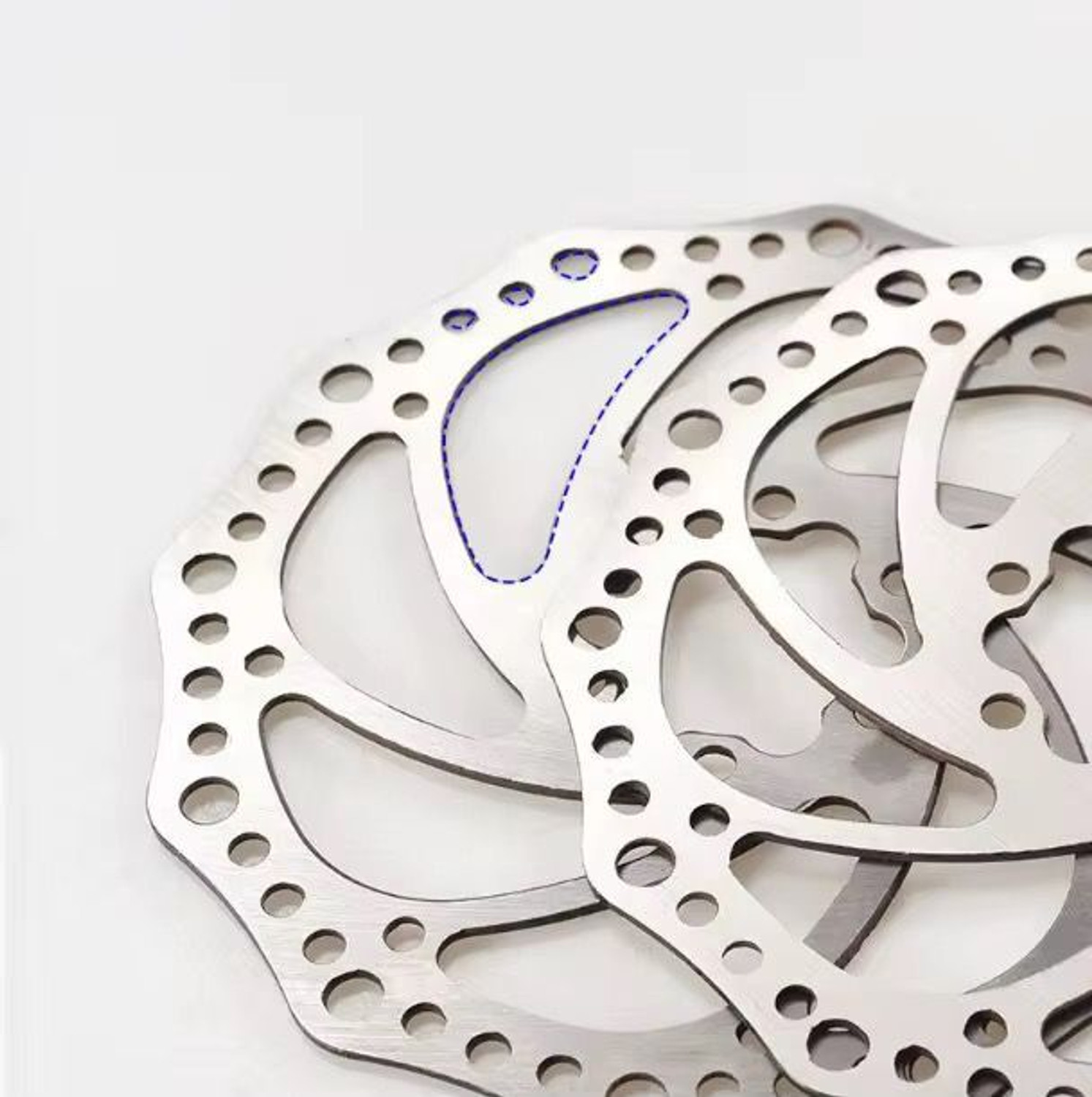Image of BROKE BRAND DM-06 Disc Brake Set | Front & Rear Calipers with 160mm Rotors Bicycle Brake Disk