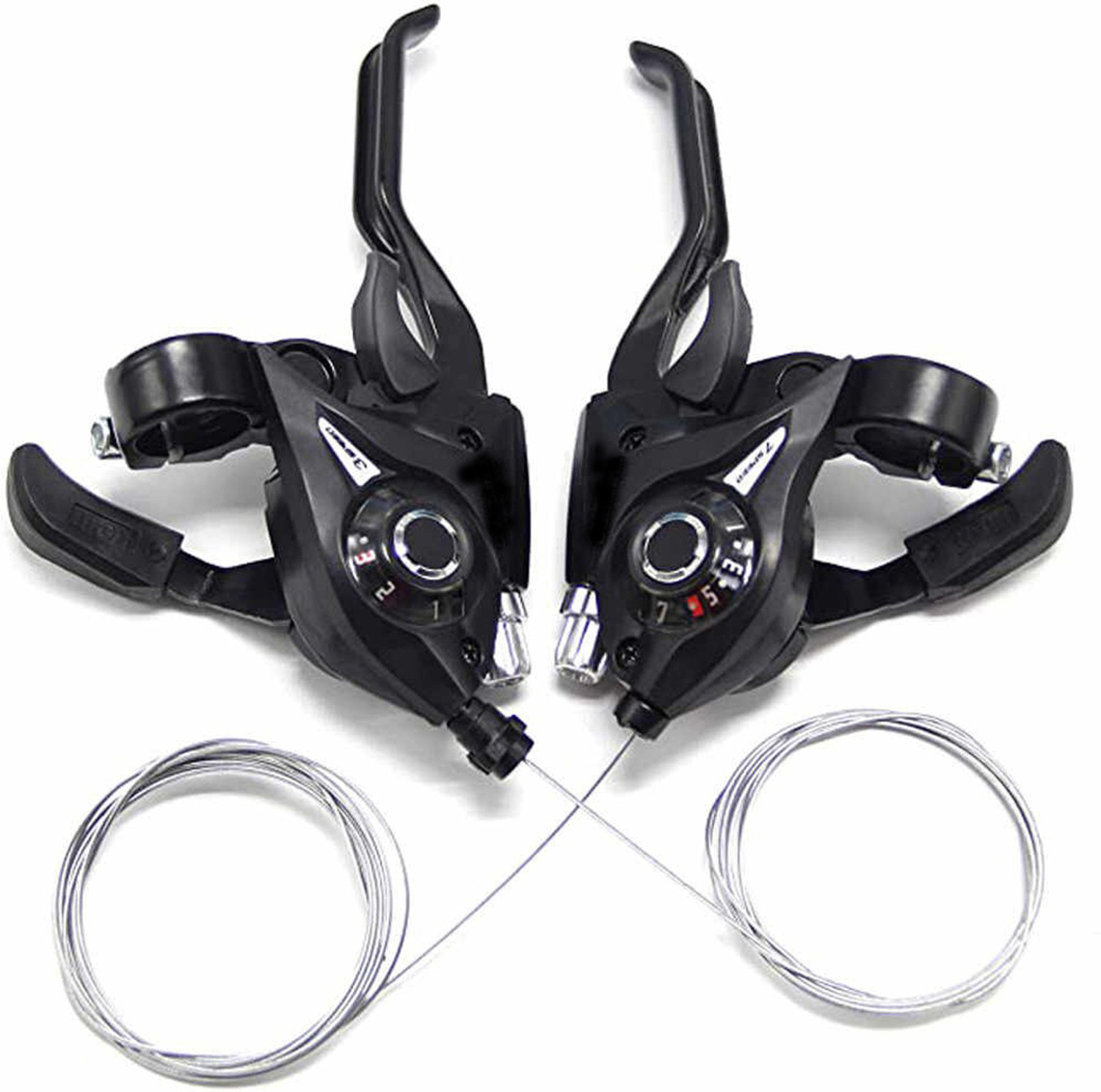 Image of TUHI Premium 3*7 Speed & 3*7 Gear Shifter Shift /Brake Lever Bicycle Brake Disk Bicycle Brake Disk