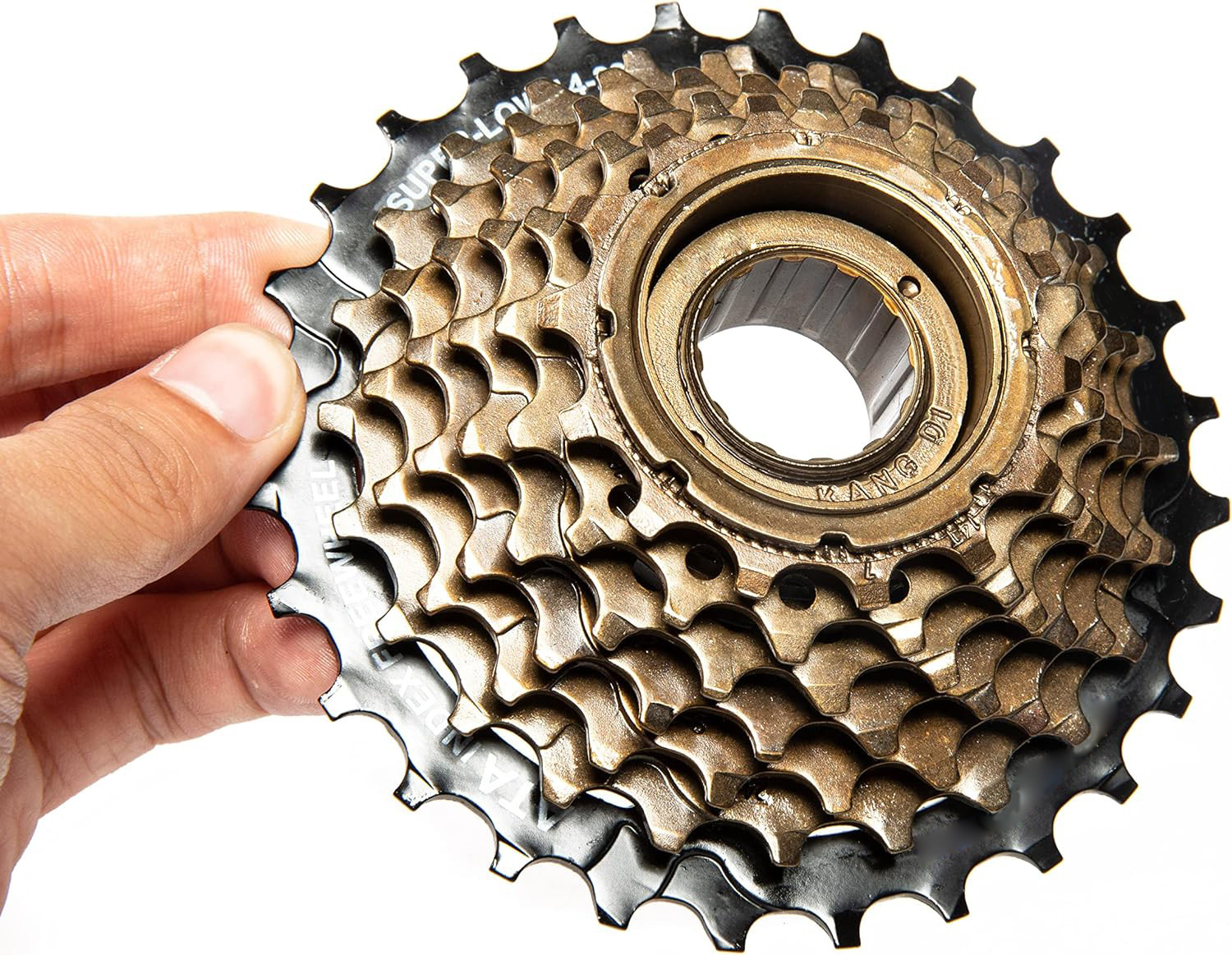 Image of DSTECHBAR 7 Speed Bicycle Freewheel 14-28 T Road Compatible with Gear Cycle 21 Speed Bicycle Brake Disk
