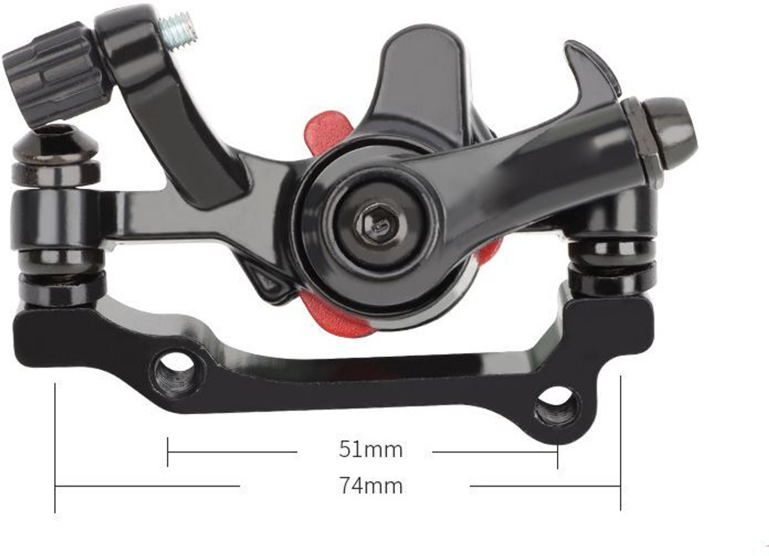 Image of DSTECHBAR Cycle Disc Brake Caliper Mechanical Front Rear Disk F180 /R160 , F160 /R140 2pc Bicycle Brake Disk