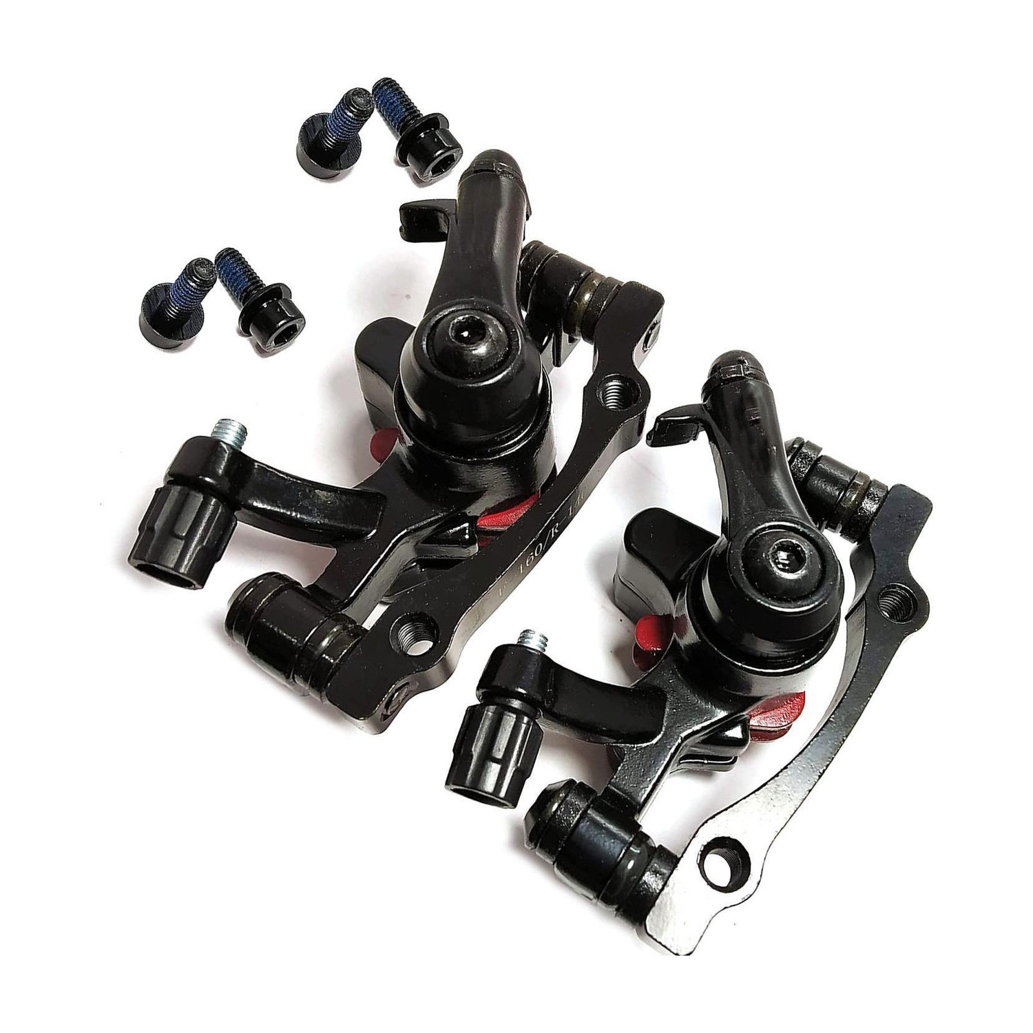 Image of DSTECHBAR Cycle Disc Brake Caliper Mechanical Front Rear Disk F180 /R160 , F160 /R140 2pc Bicycle Brake Disk