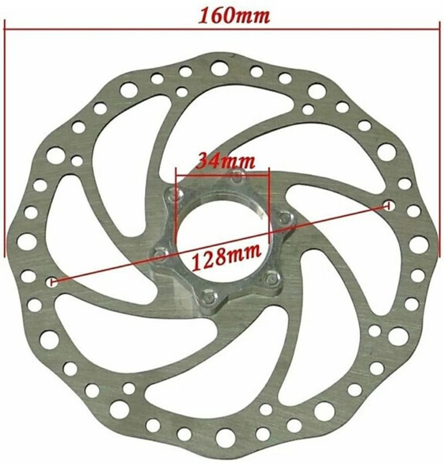 Image of CYCLOWN BEST IN CLASS CYCLE FRONT WHEEL COMPLETE DISC BRAKE SET Bicycle Brake Disk