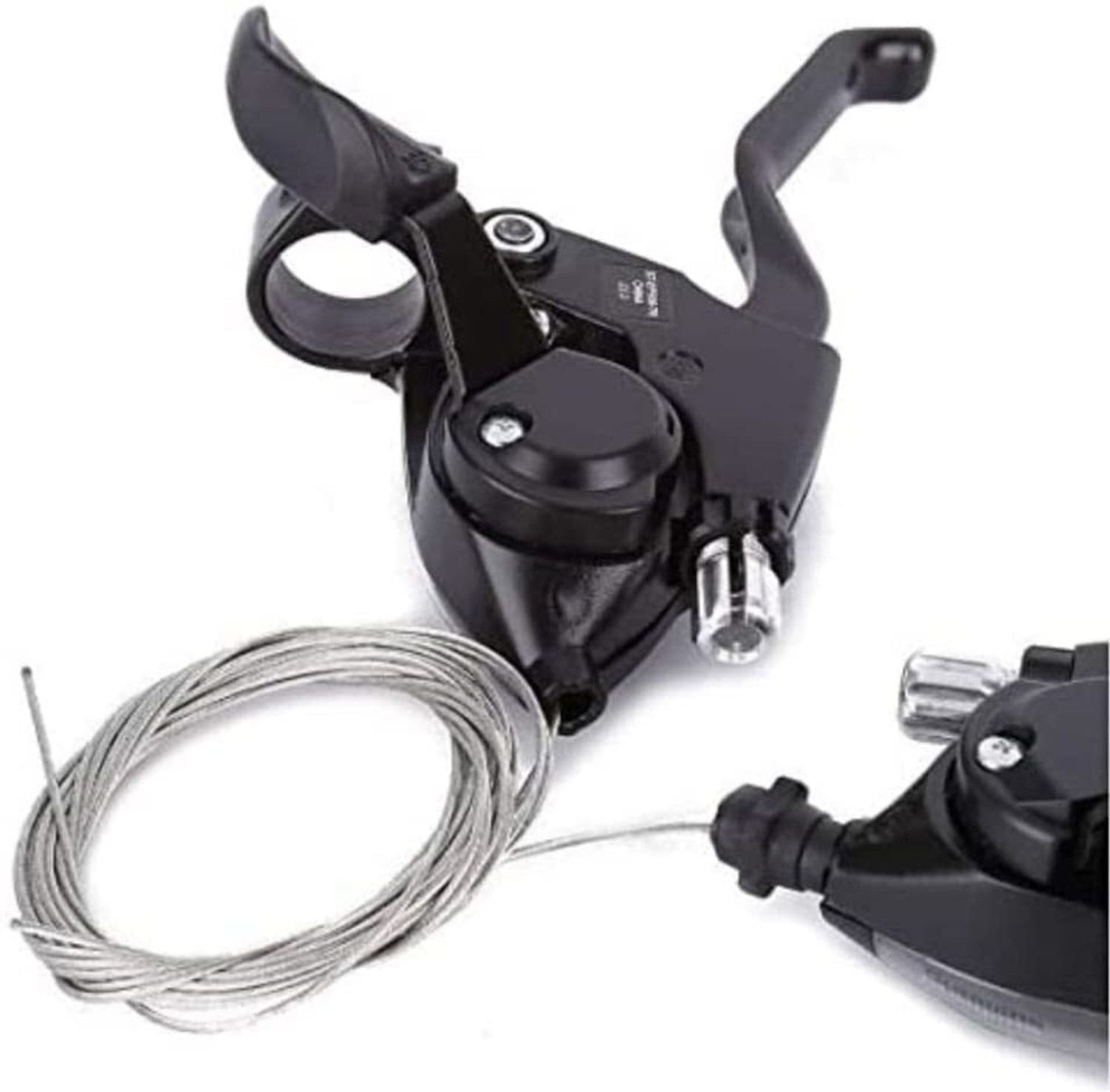 Image of Bonkerz Bicycle Gear Shifter 3x7 Speed Alloy Shifters for 21 Speed Cycles Bicycle Brake Disk