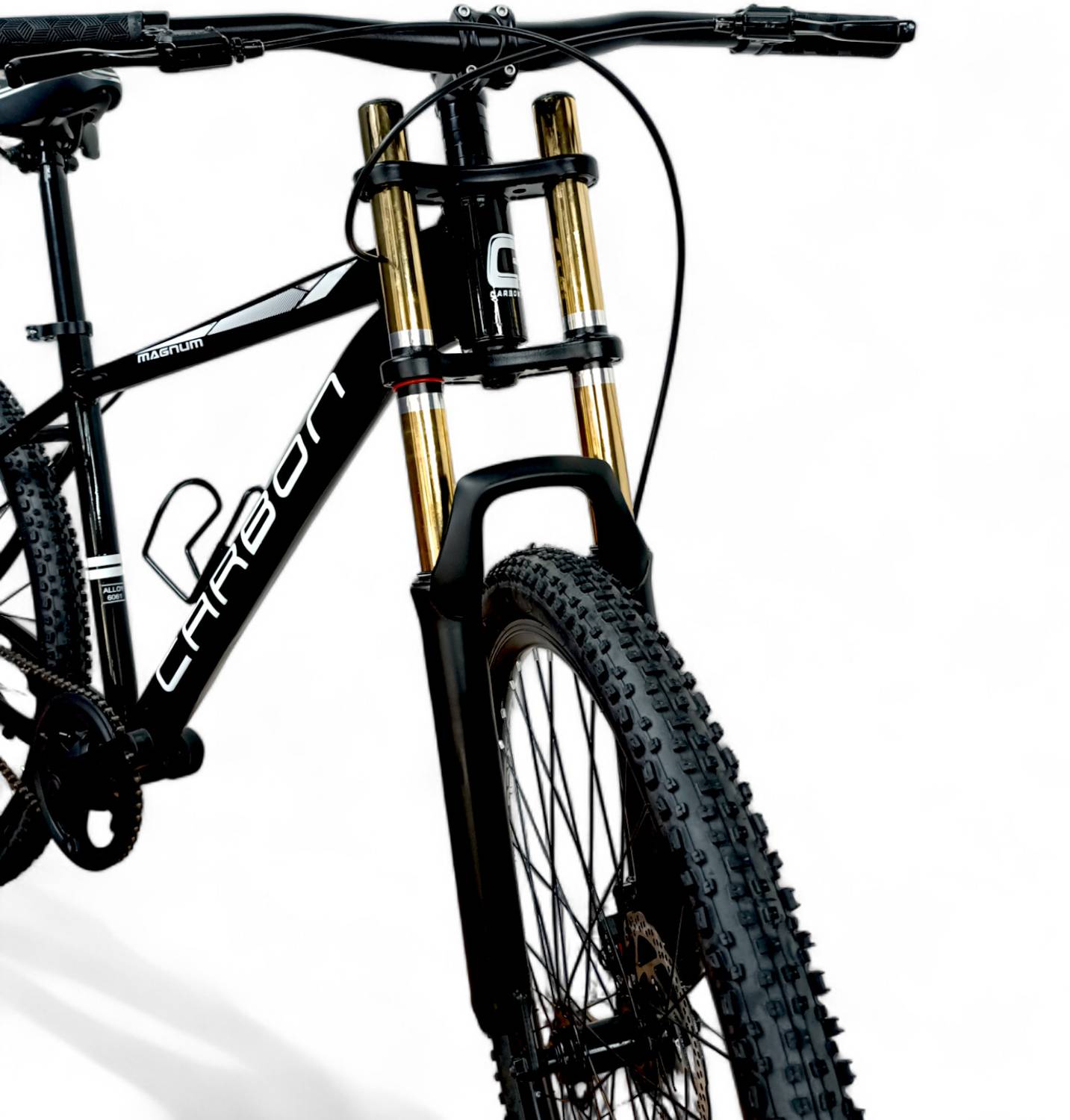 CARBON 26" Double Crown Suspension Mountain Bike Fork - Image 5