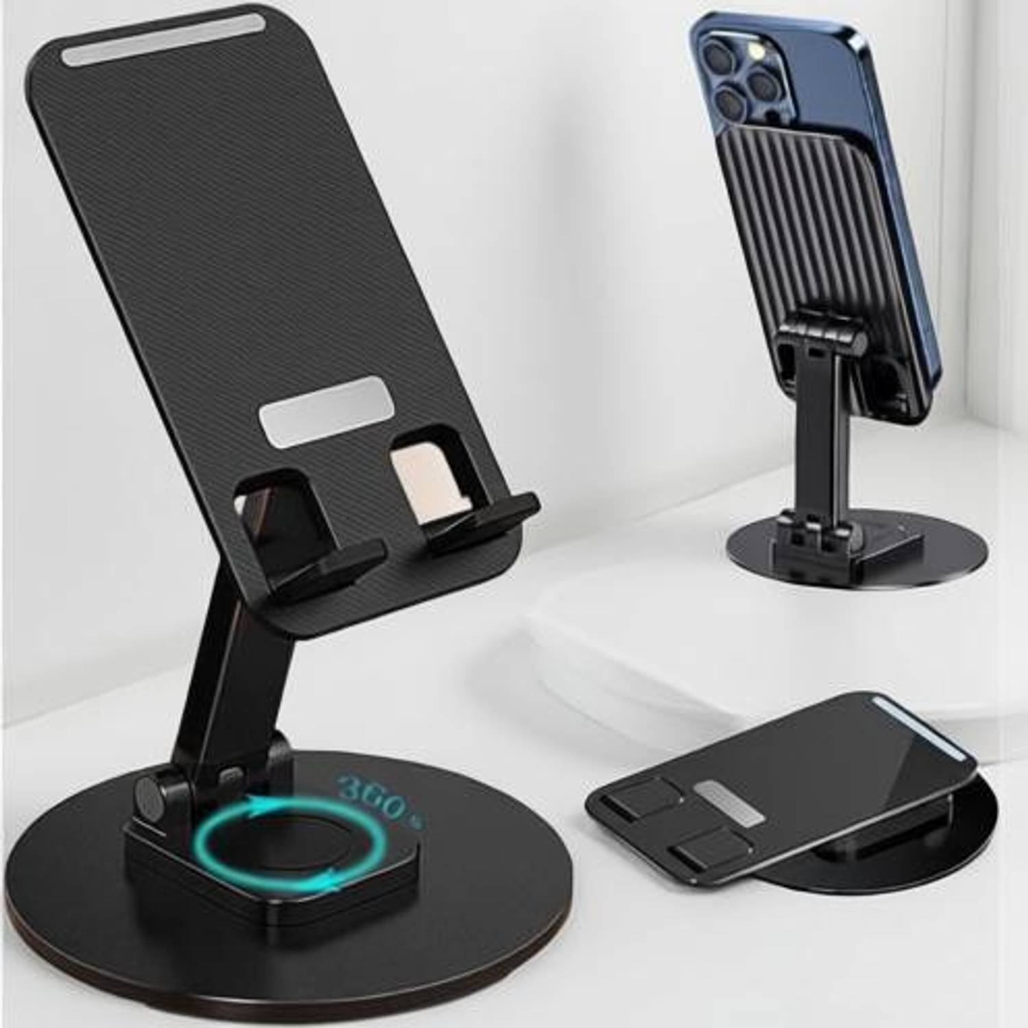 AshmakamMart Metal Desk Phone Stand Adjustable Mobile Holder Bicycle Phone Holder