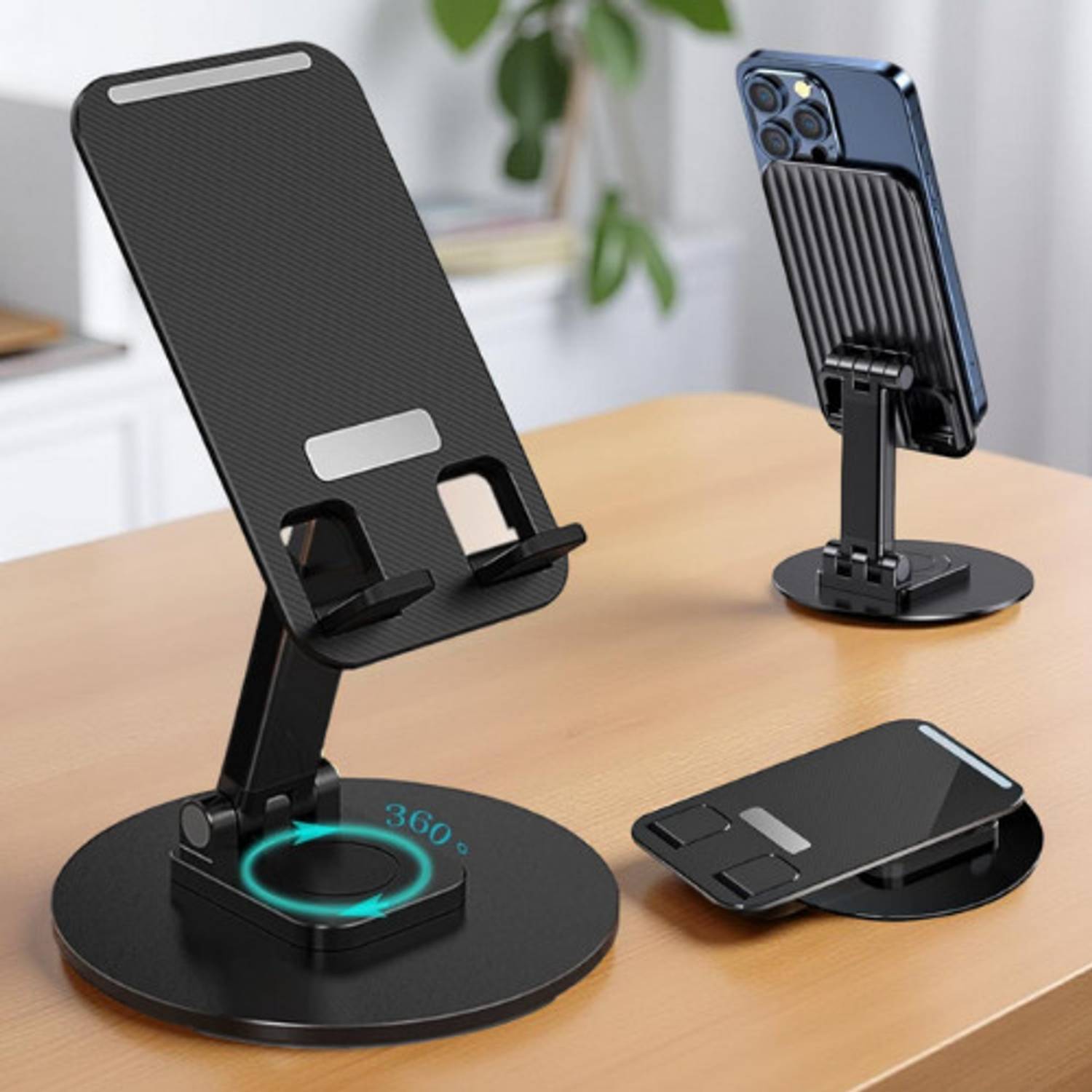 AshmakamMart Phone Stand for Desk Office & Home Height Adjustable Mobile Holder Bicycle Phone Holder