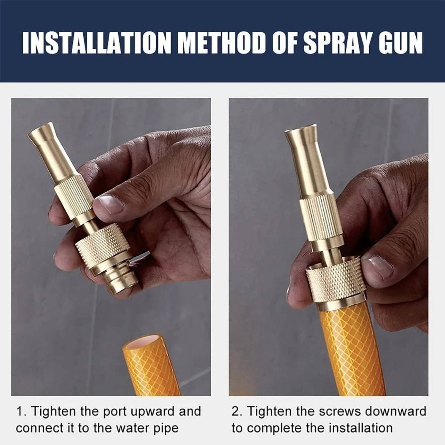 Padmavathi Brass Water Spray Nozzle 1/2 - Image 3