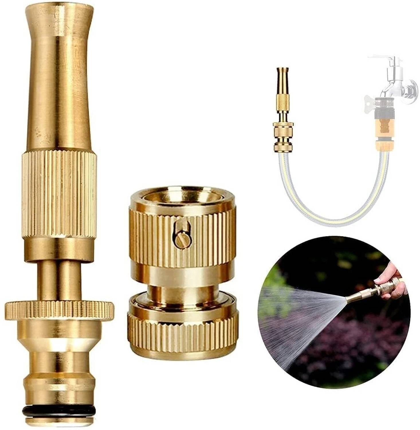 Padmavathi Brass Water Spray Nozzle 1/2 - Image 1