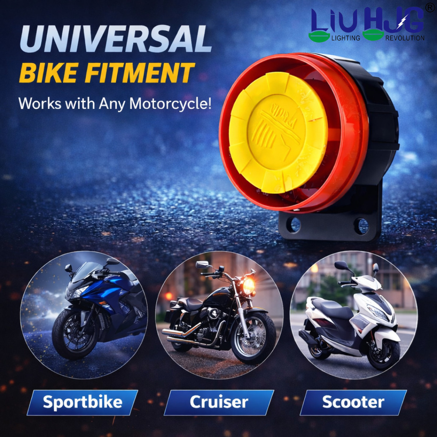 Image of LIU HJG Two-way Bike Alarm Kit