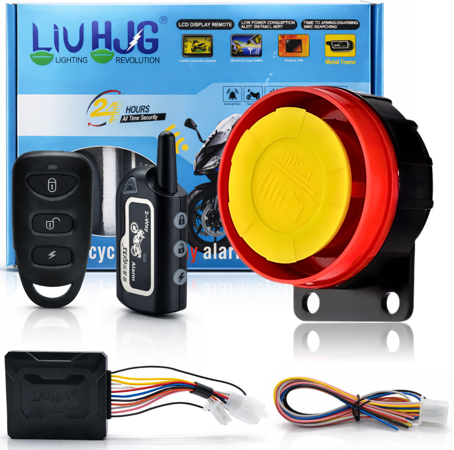 Image of LIU HJG Two-way Bike Alarm Kit