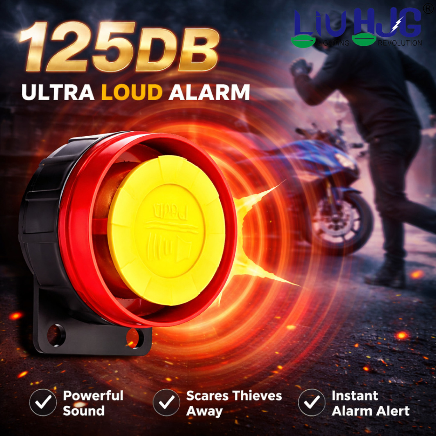 Image of LIU HJG Two-way Bike Alarm Kit