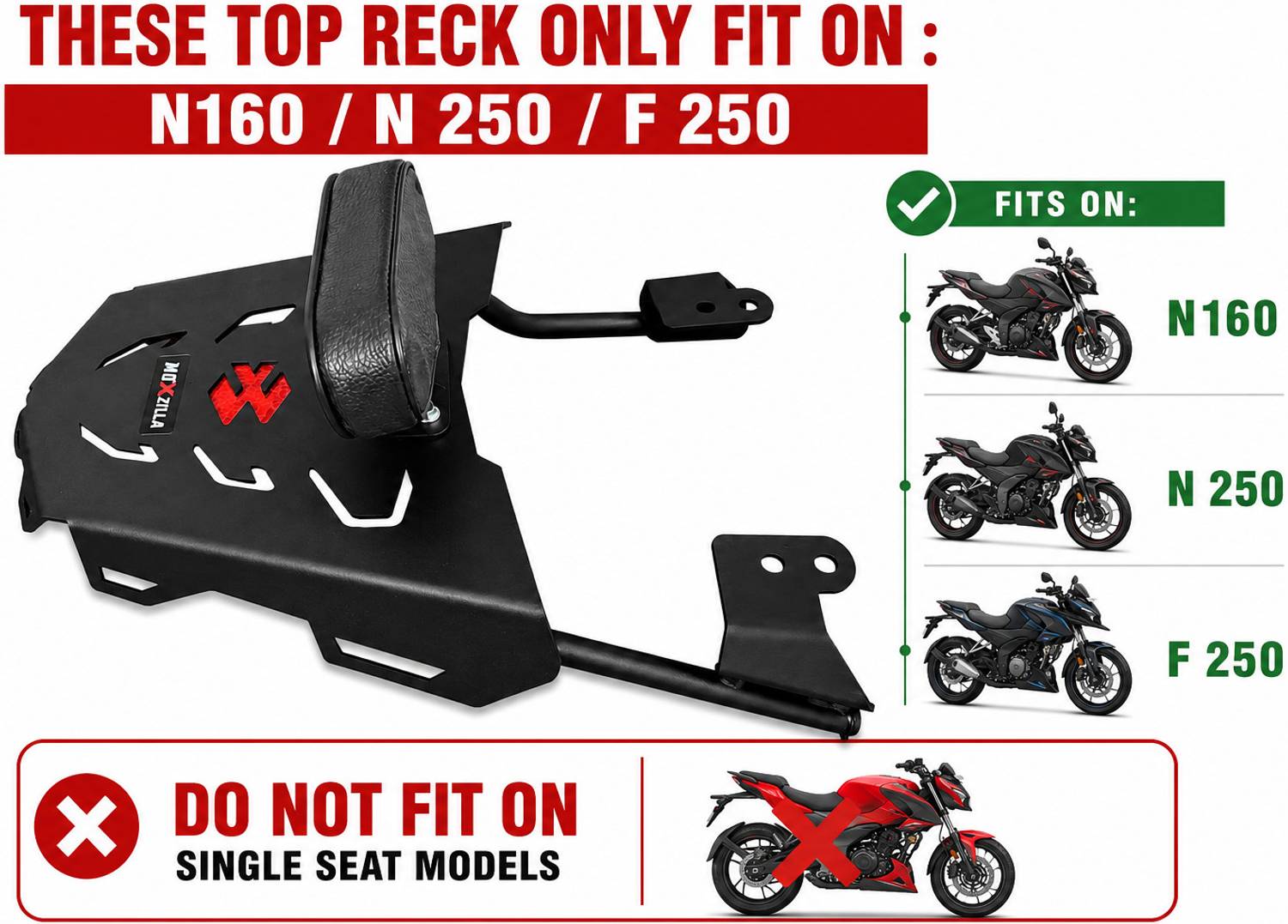 MOXZILLA Adjustable Passenger Backrest - Image 4