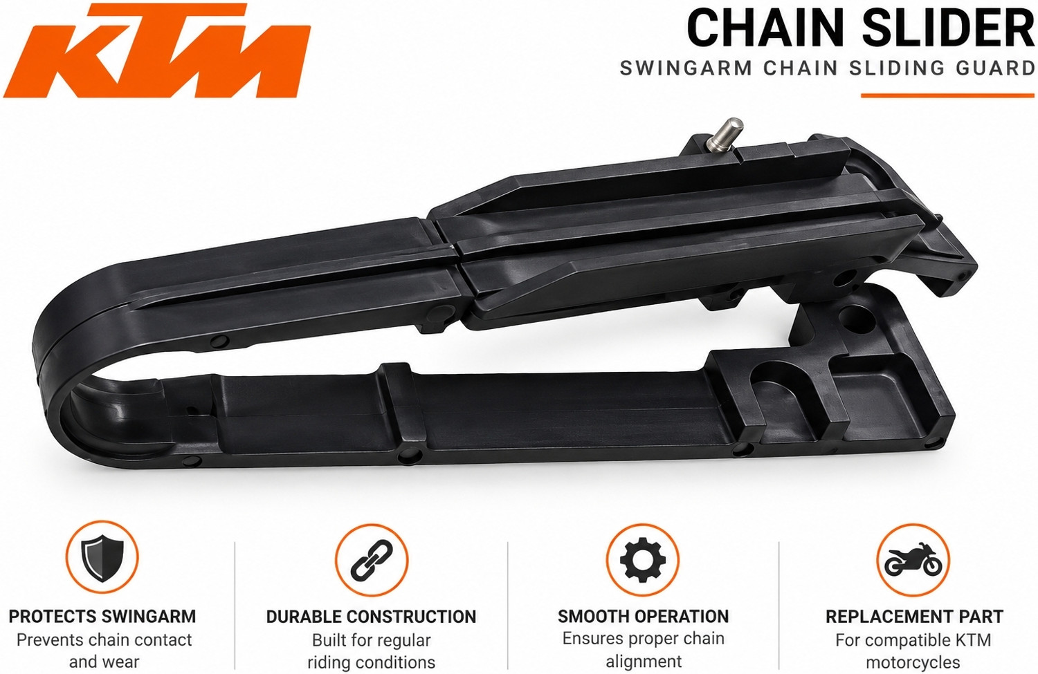 Image of KTMSPARES KTM Chain Slider 25 Teeth Sprocket (KTM 250, Duke 390, 390 Duke, 250 Duke, 125 Duke, 200 Duke, RC 390, RC 200, RC 125, Duke 200)