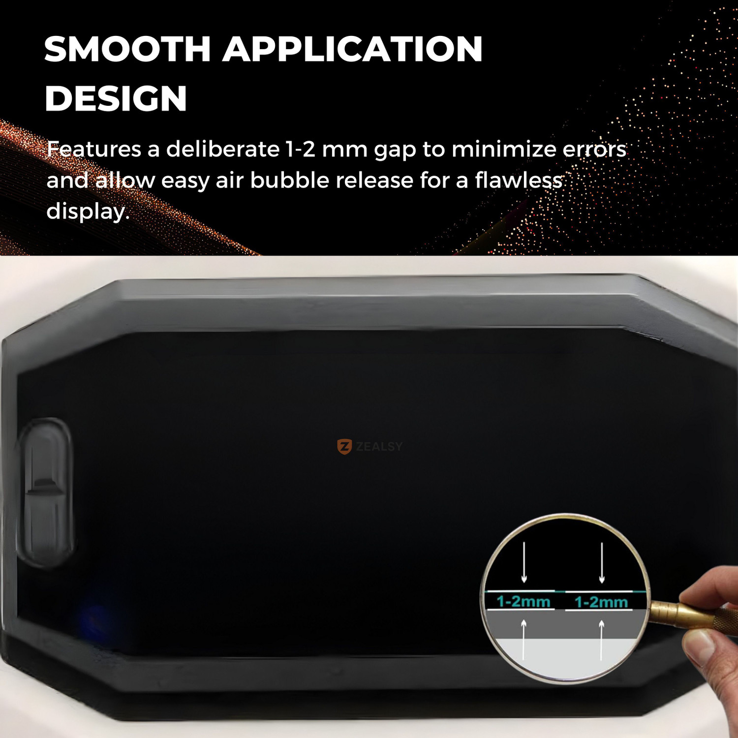 Image of Zealsy Screen Guard for Access 125 TFT Display Digital Speedometer Protector Bike Display Screen Guard