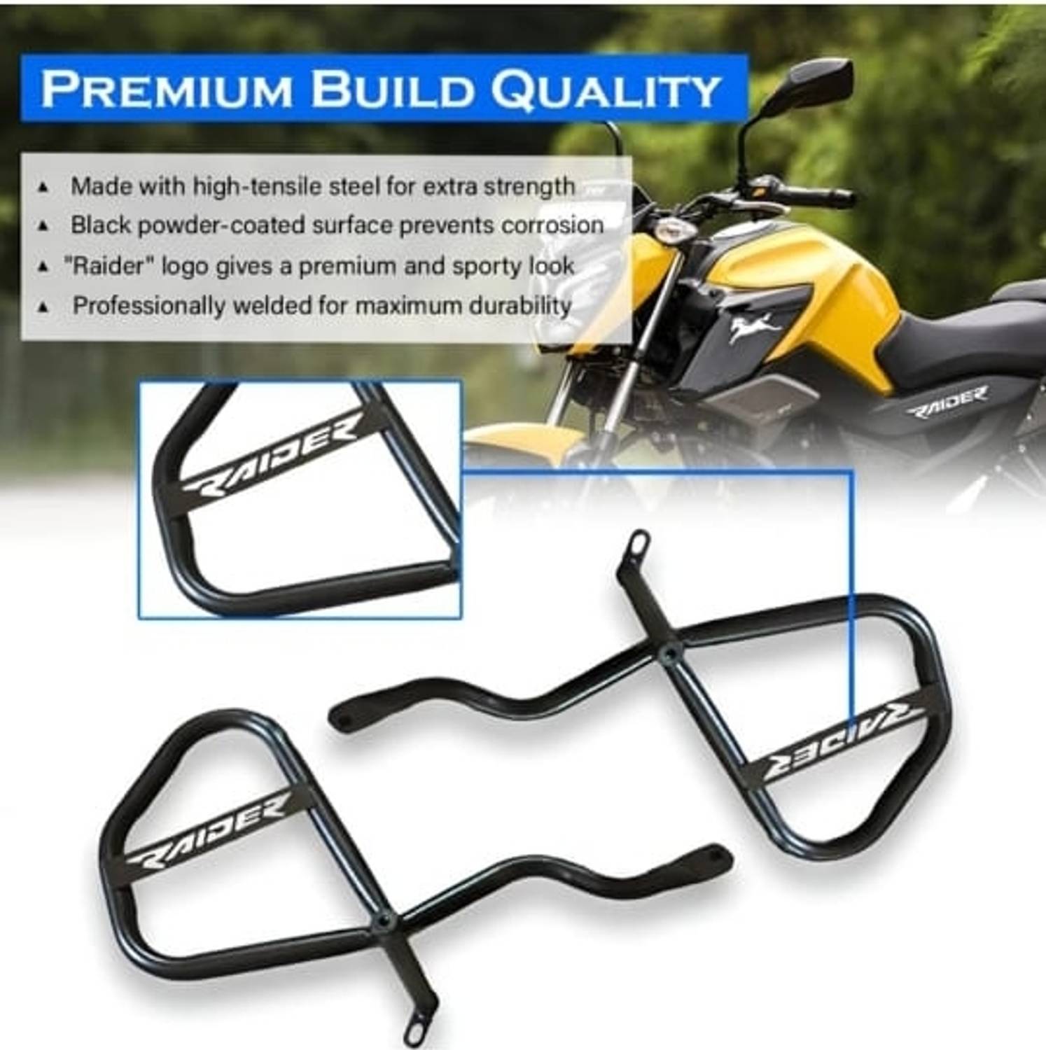 PROWOXI Raider Crash Guard Black - Image 4