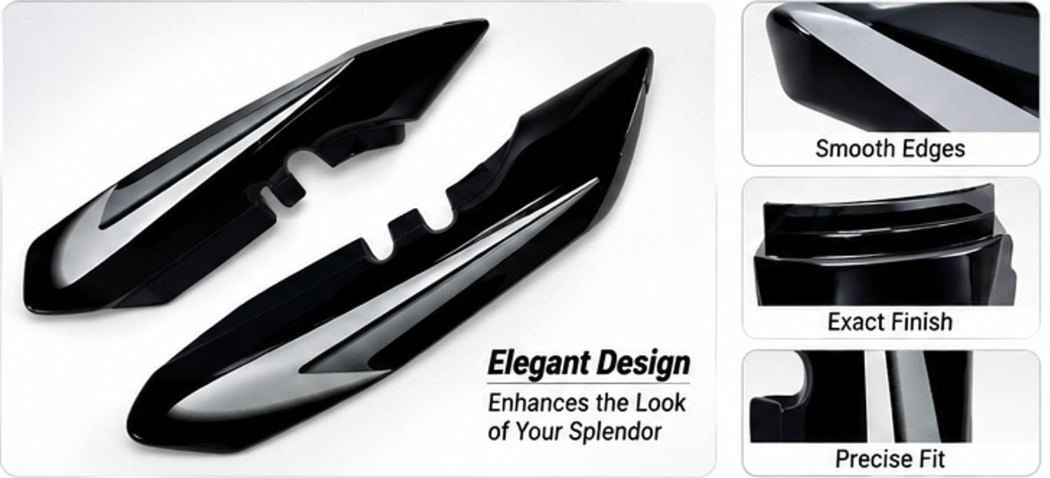 MAXXELL Tail Panel Crash Guard for Splendor Plus - Image 3
