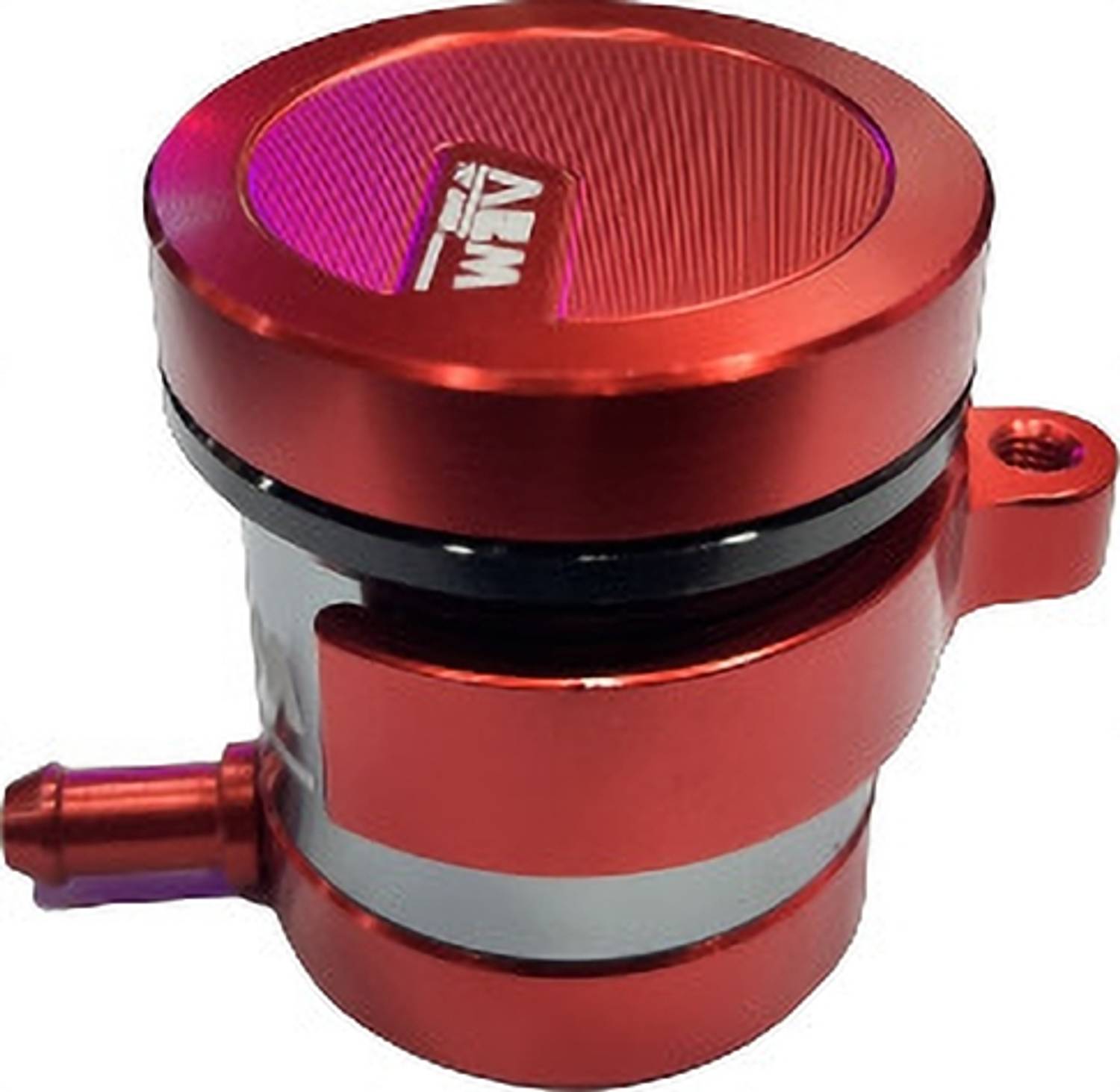 acube mart Universal Motorcycle Brake Clutch Fluid Reservoir Oil Tank metal Oil can-5 red Handlebar Hand Guard