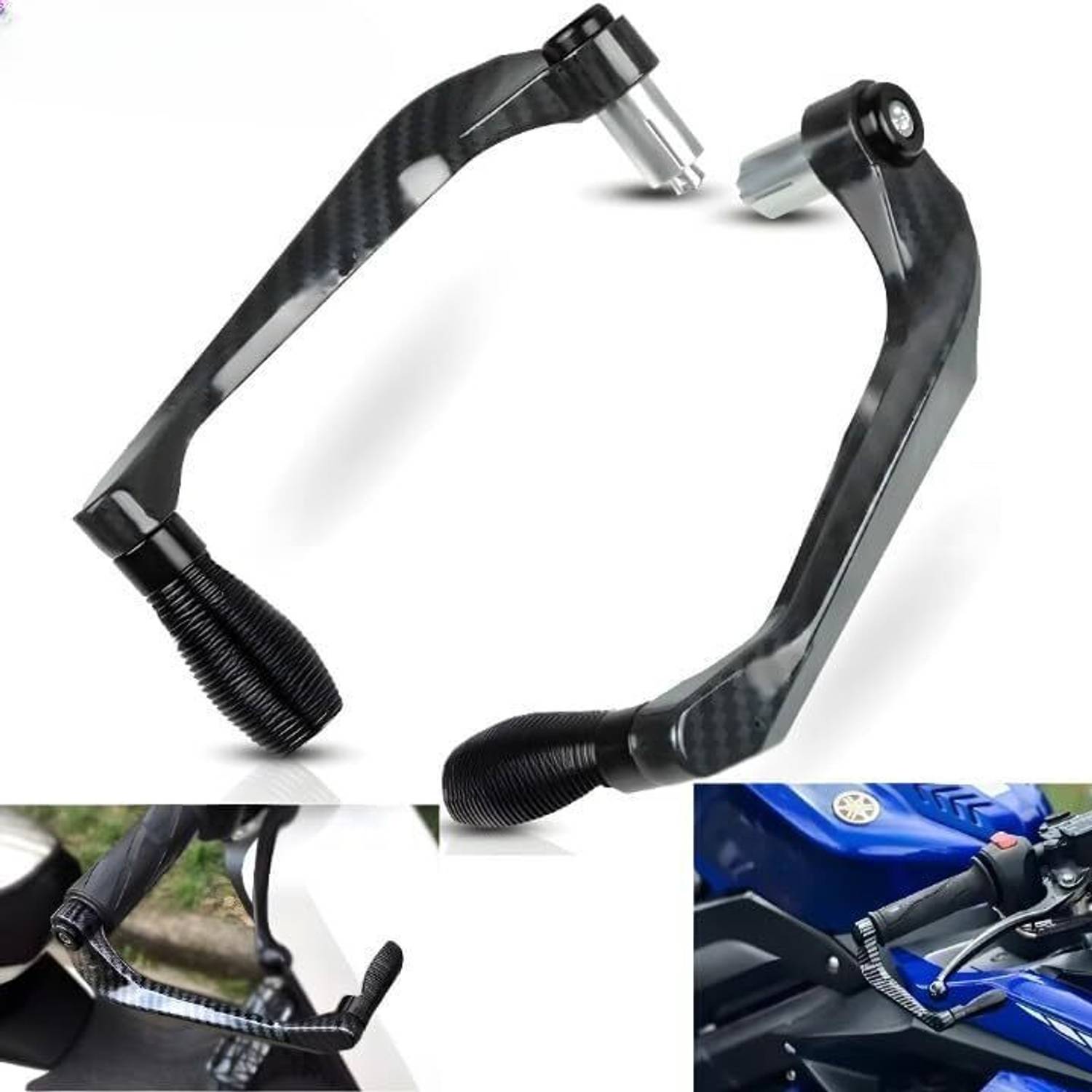 Miwings Bike Hand Protector Carbon Metal Handlebar Guard