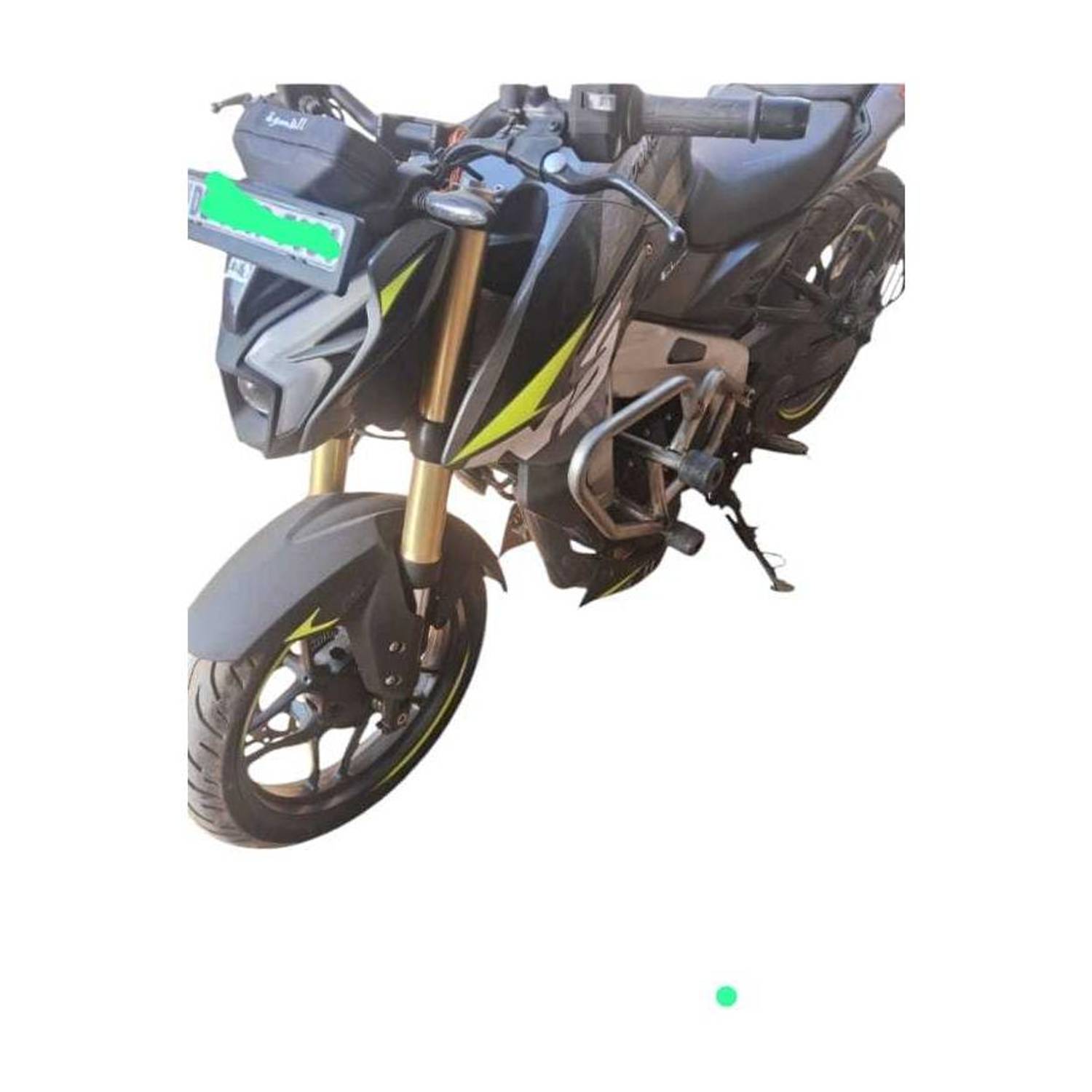 Amk BIKE SEFTY GUARD 4 SLIDER NAME BAJAJ PULSAR NS 400 Bike Crash Guard