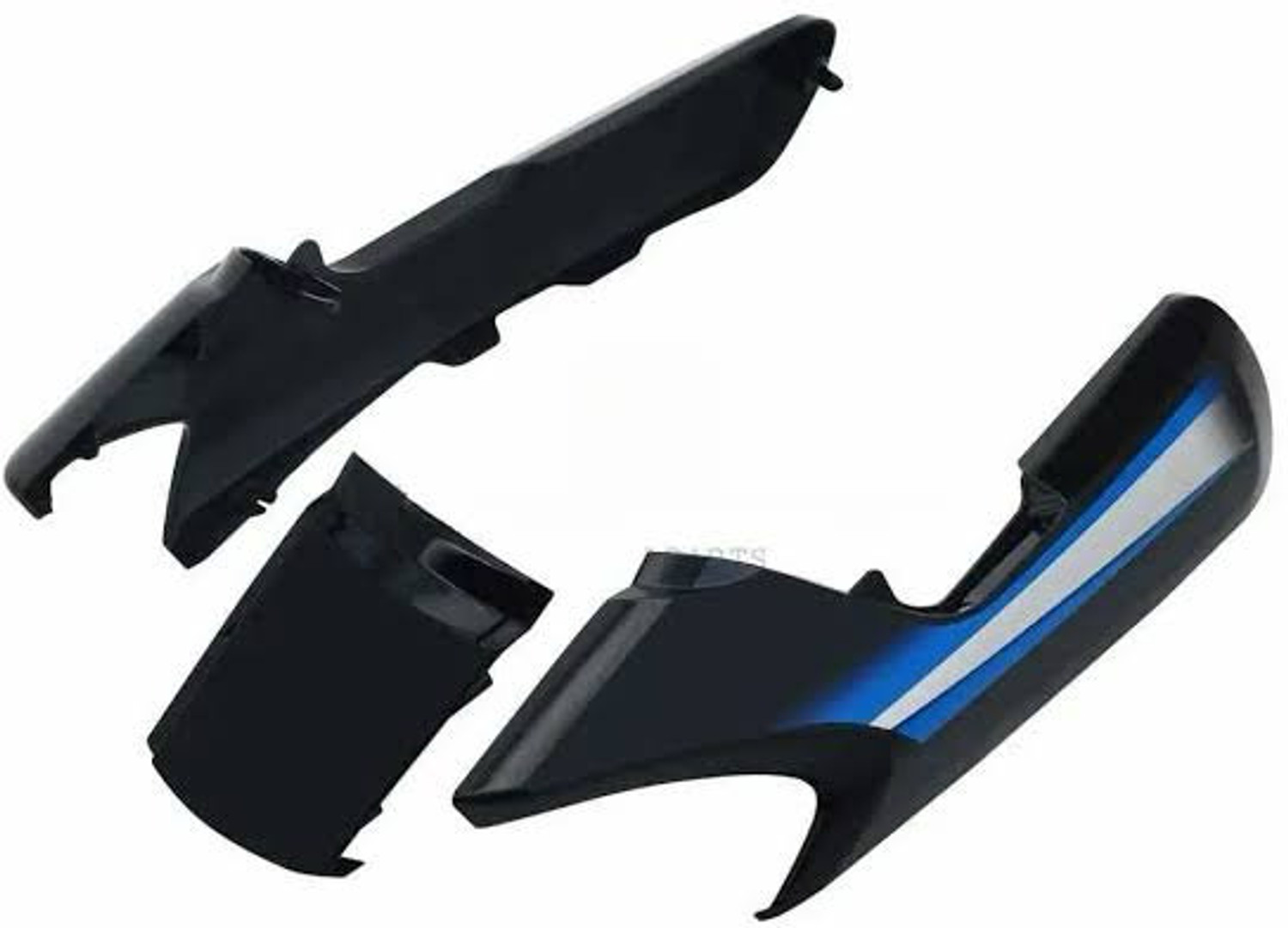 Image of KTC PREMIUM HF DELEXUE 3D 2016 BLACK BLUE TAIL PANNEL Bike Crash Guard Rope