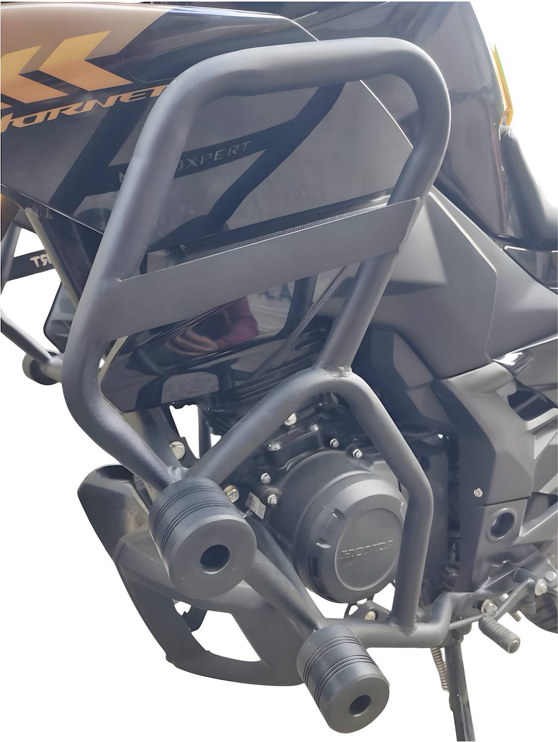 RS ACESSORIES HUB CB 125 Hornet Crash Guard Kit - Image 4