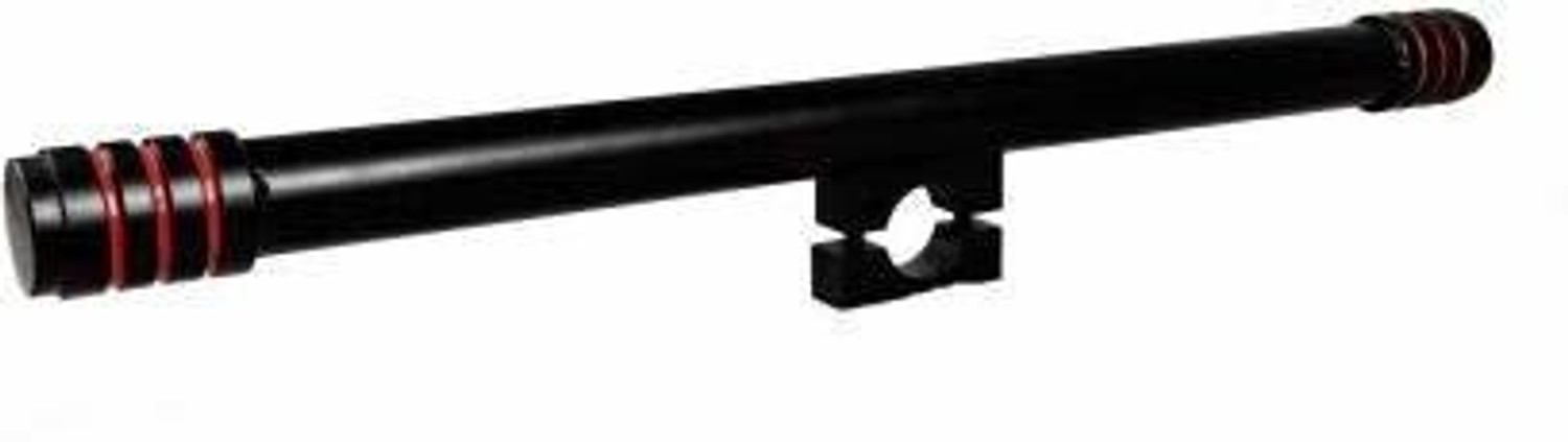 Image of HouseOfCommon Heavy Duty Rod Leg Guard Front Bike Safety Stylish 3 Red Strip royal enfield Bike Crash Guard