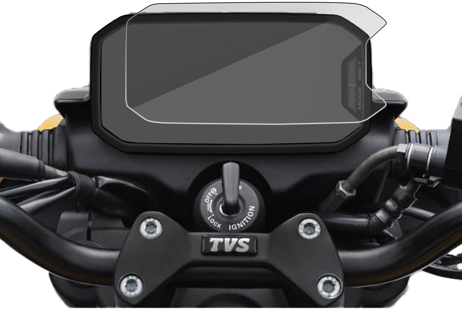 DefendX RAIDER125_E2E_SG Bike Display Screen Guard - Image 2