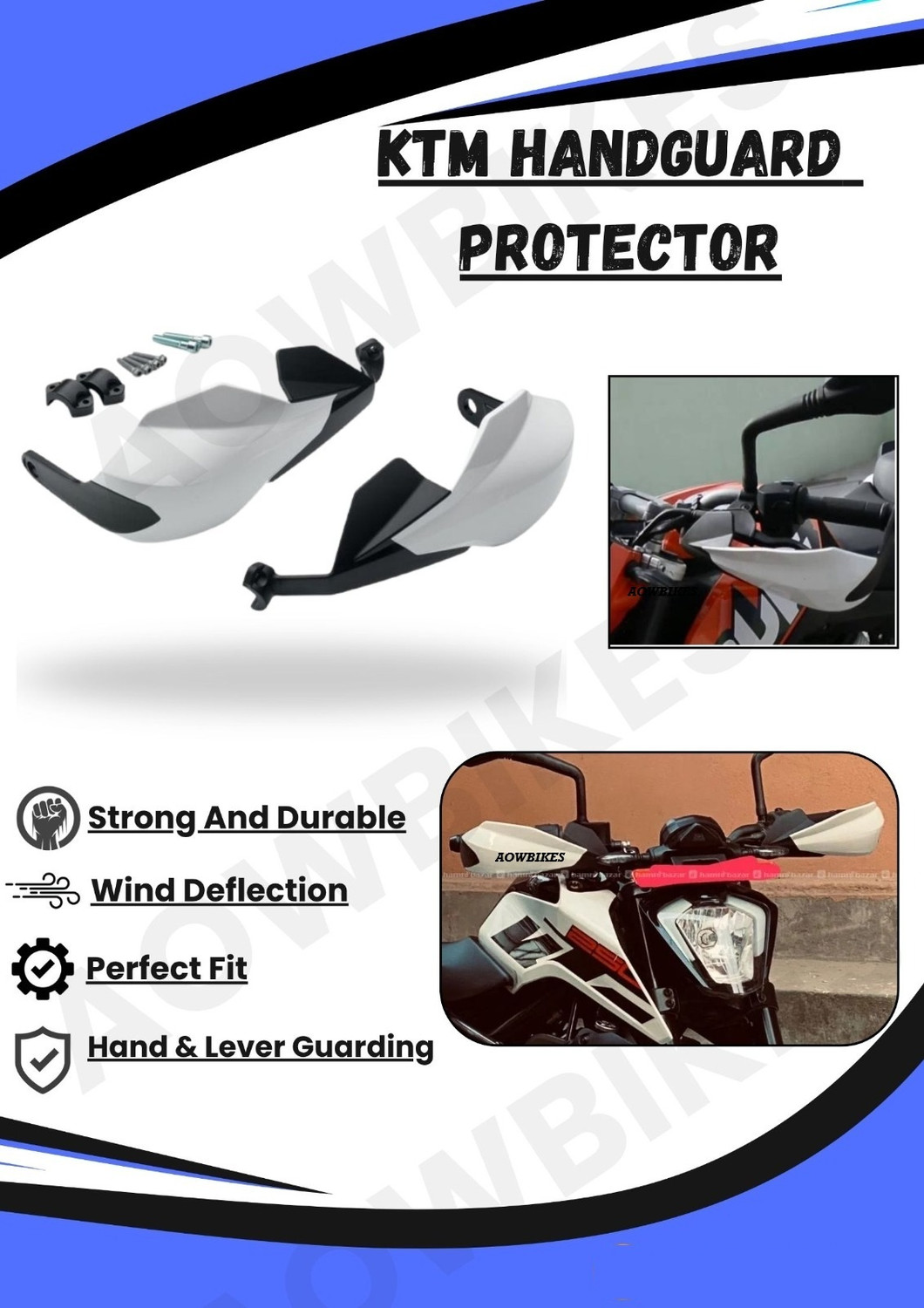 Image of P A HGF1 Handlebar Hand Guard