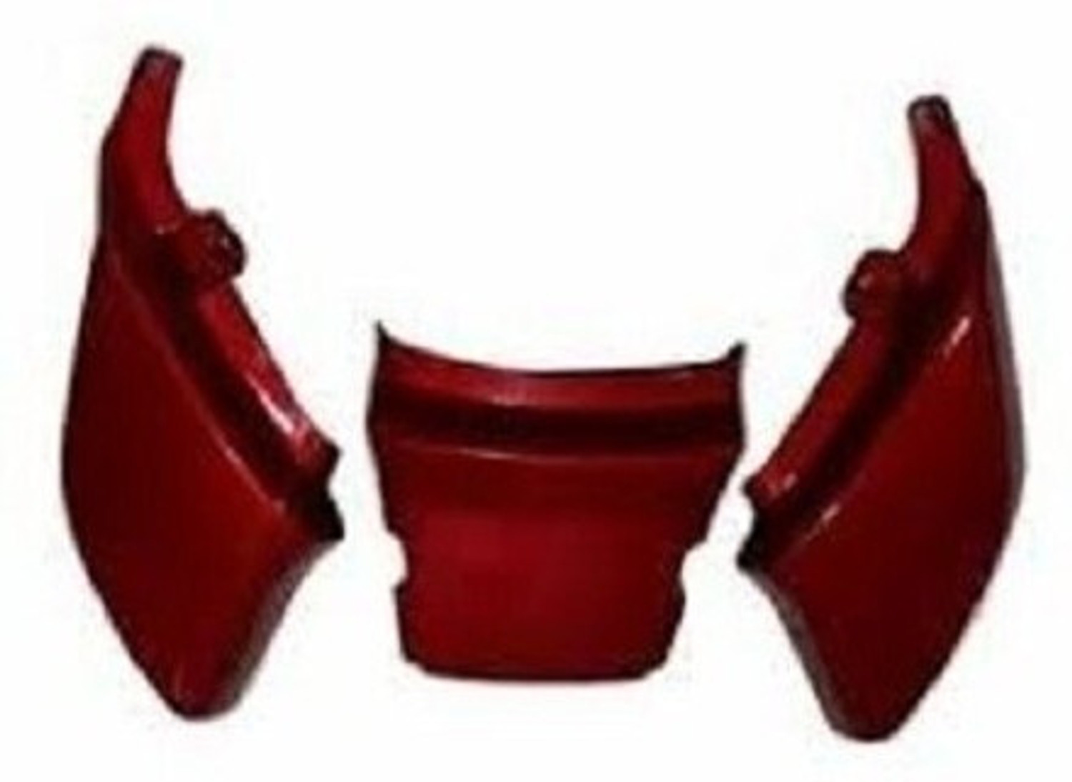 Image of TAWAE ENTREPRISE Tail Panel For CD Dawn (Red) Bike Crash Guard