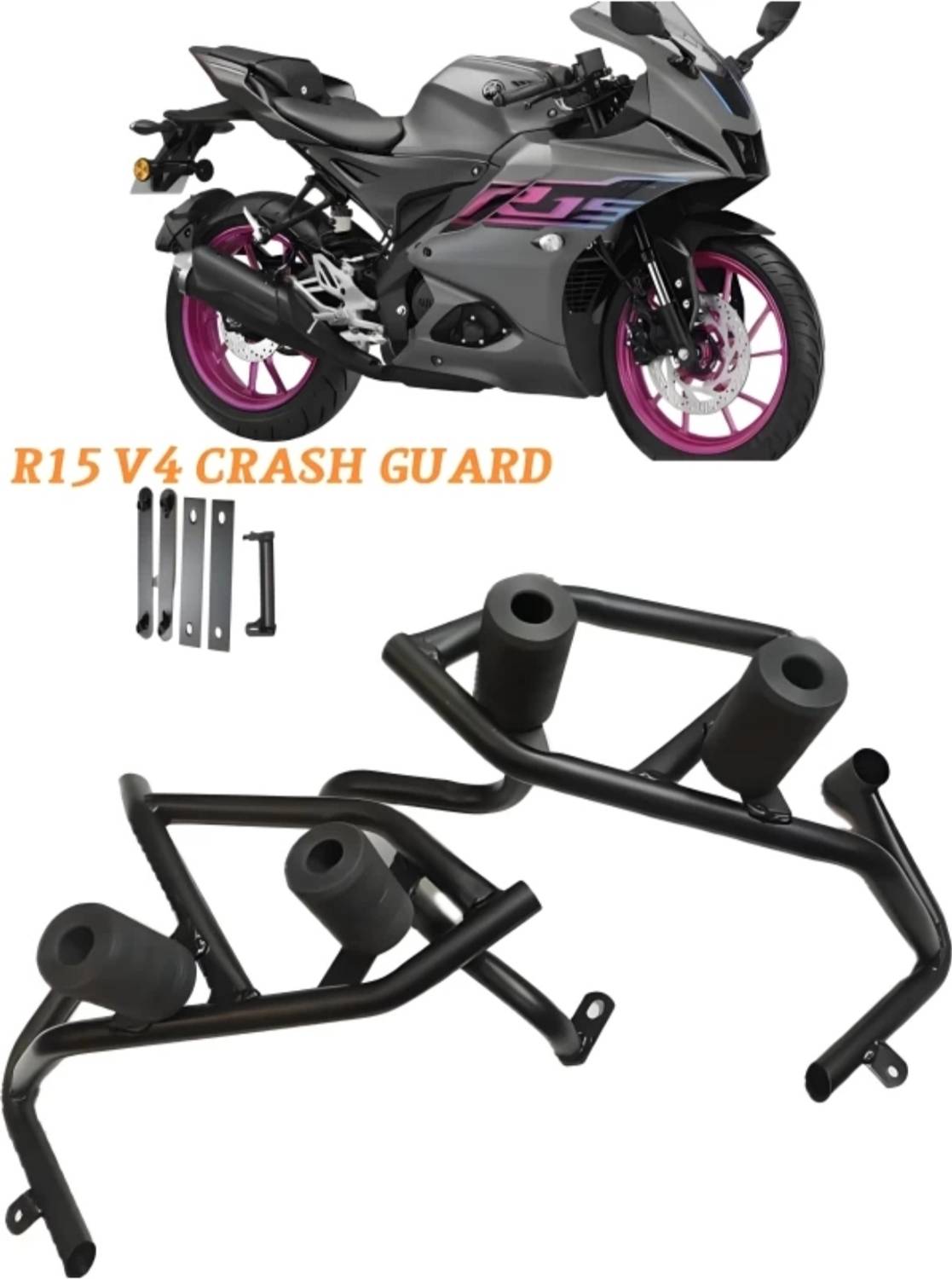 PROWOXI R15 V4 crash guard Bike Crash Guard