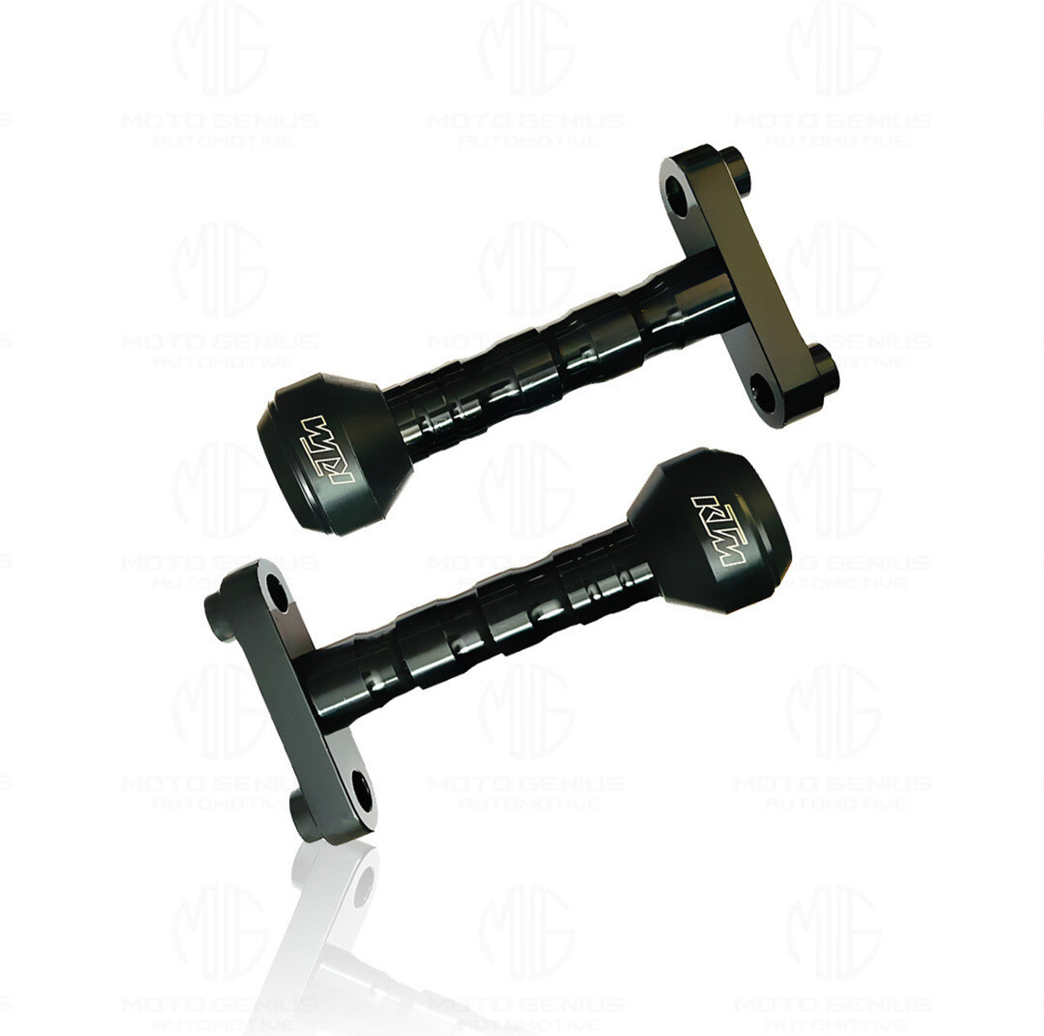 Image of Moto Genius Frame Slider Crash Protection Guard for KTM Duke Fits in Duke All Models (Black) Bike Crash Guard