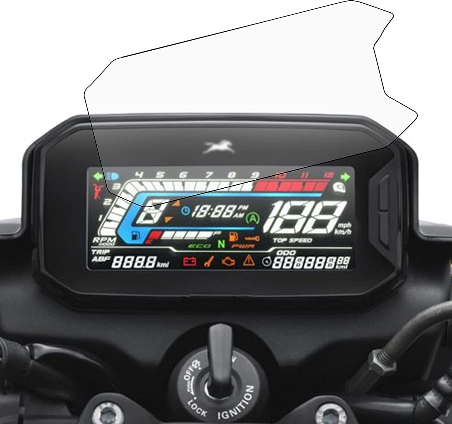 Image of Vagary Meter Display Screen Protector Bike Crash Guard