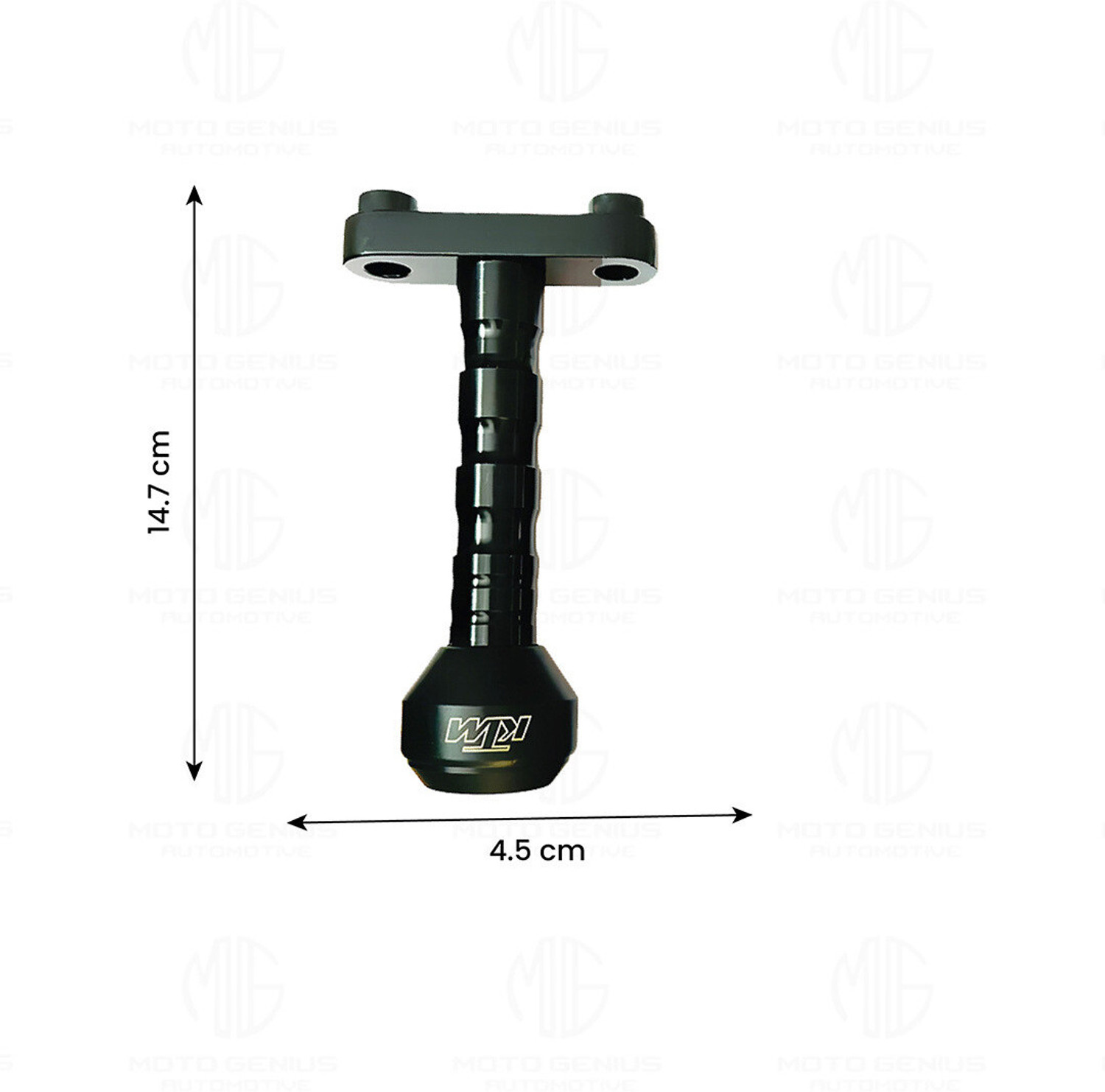 Image of Moto Genius Frame Slider Crash Protection Guard for KTM Duke Fits in Duke All Models (Black) Bike Crash Guard