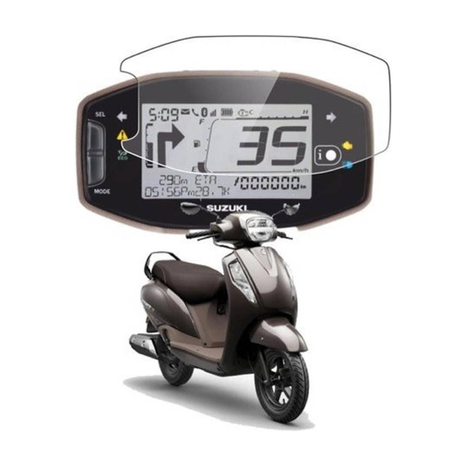 ApnaShield suzuki Access 125 Bike Display Screen Guard