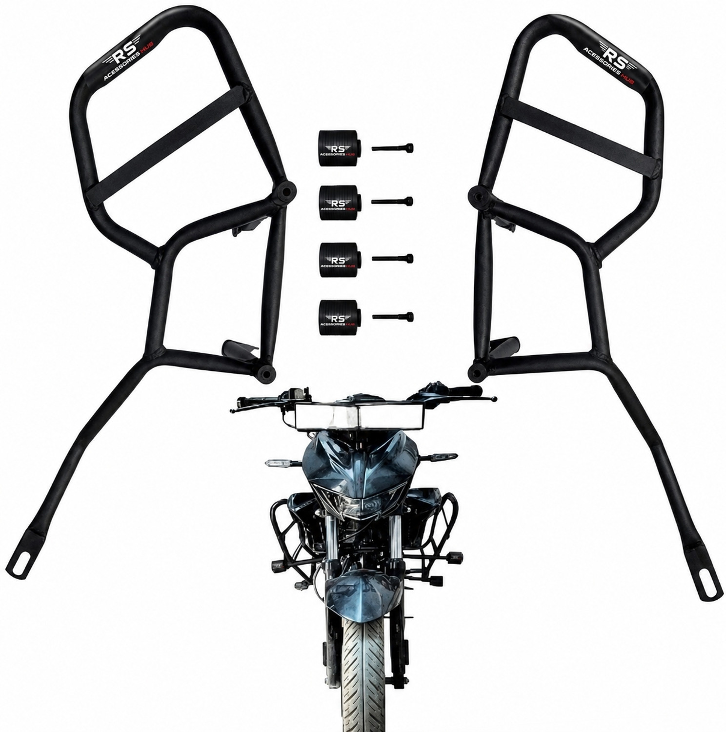 Image of RS ACESSORIES HUB HEAVY QUALITY H.E.R.O XTREME 125 R CRASH GUARD