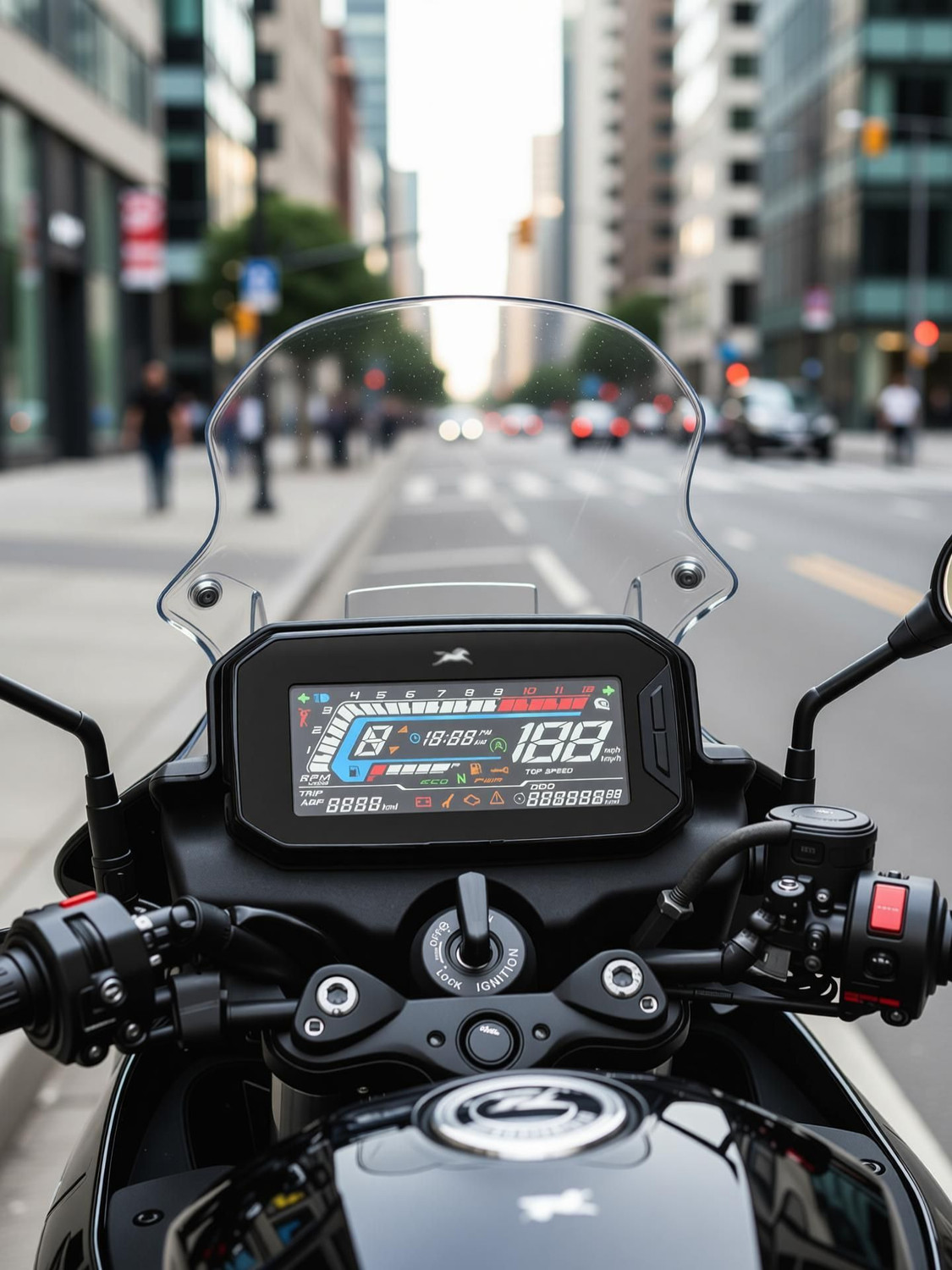Image of Vagary Meter Display Screen Protector Bike Crash Guard