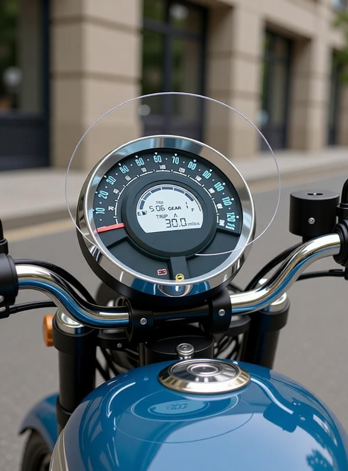 Image of Zealsy Screen Guard for Royal Enfield Meteor 350 / Scram 411 / Hunter 350 Speedometer Bike Crash Guard