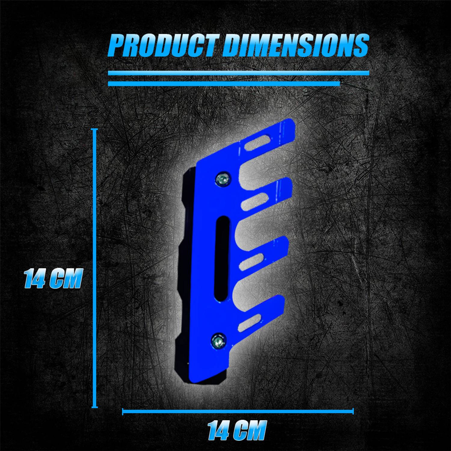 Moto Genius ABS Shocker Protector Blue - Image 4