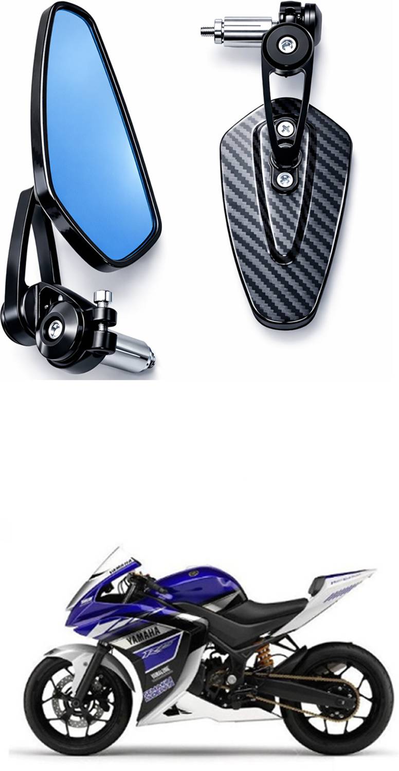 LOVMOTO Universal Carbon 360° Oval Bike Mirror SG187 - Image 5