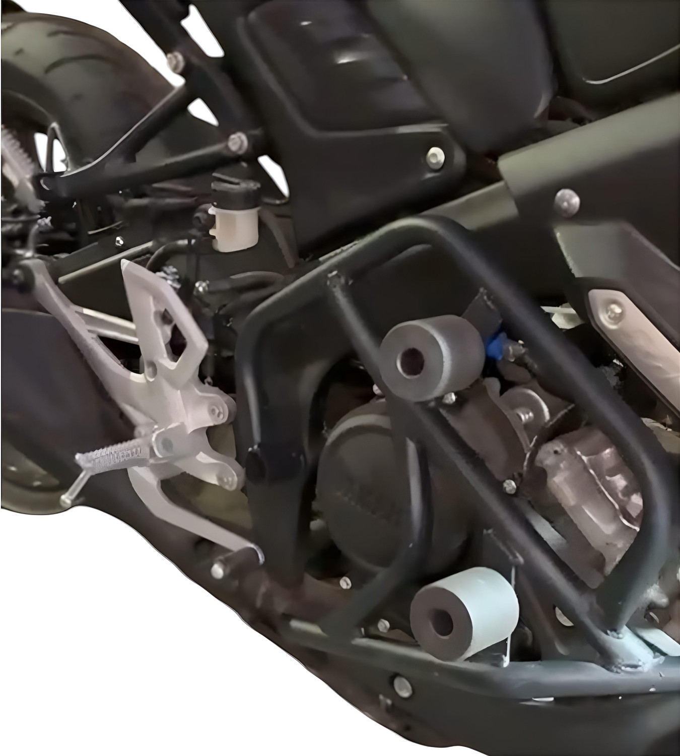 Image of RS ACESSORIES HUB MT-15 NEW. Crash Guard Guard Frame 4Slider for Yamaha MT-15 BS4 or BS6 Models