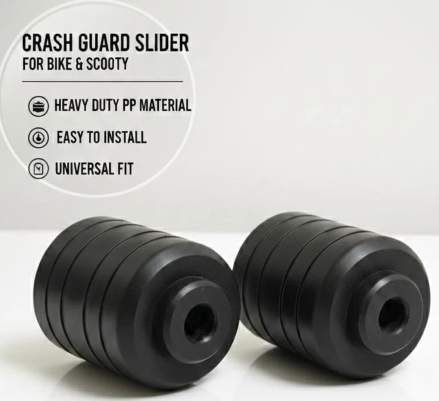 Image of AP AUTO ACCESSORIES Crash guard slider 8mm bolt