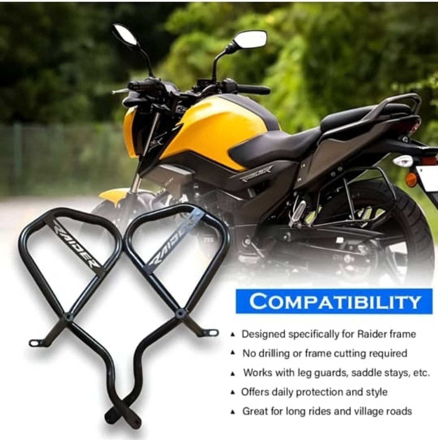 PROWOXI Raider Crash Guard Black - Image 2