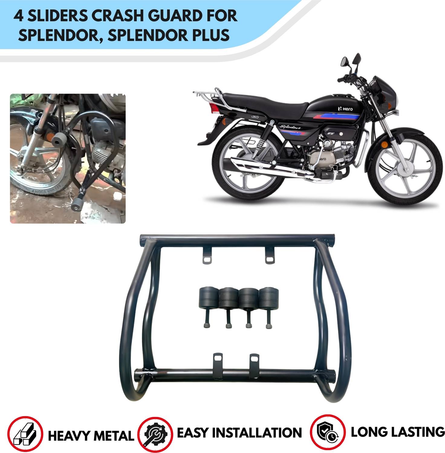 AutoHulk A2 Crash Guard for Splendor - Image 1