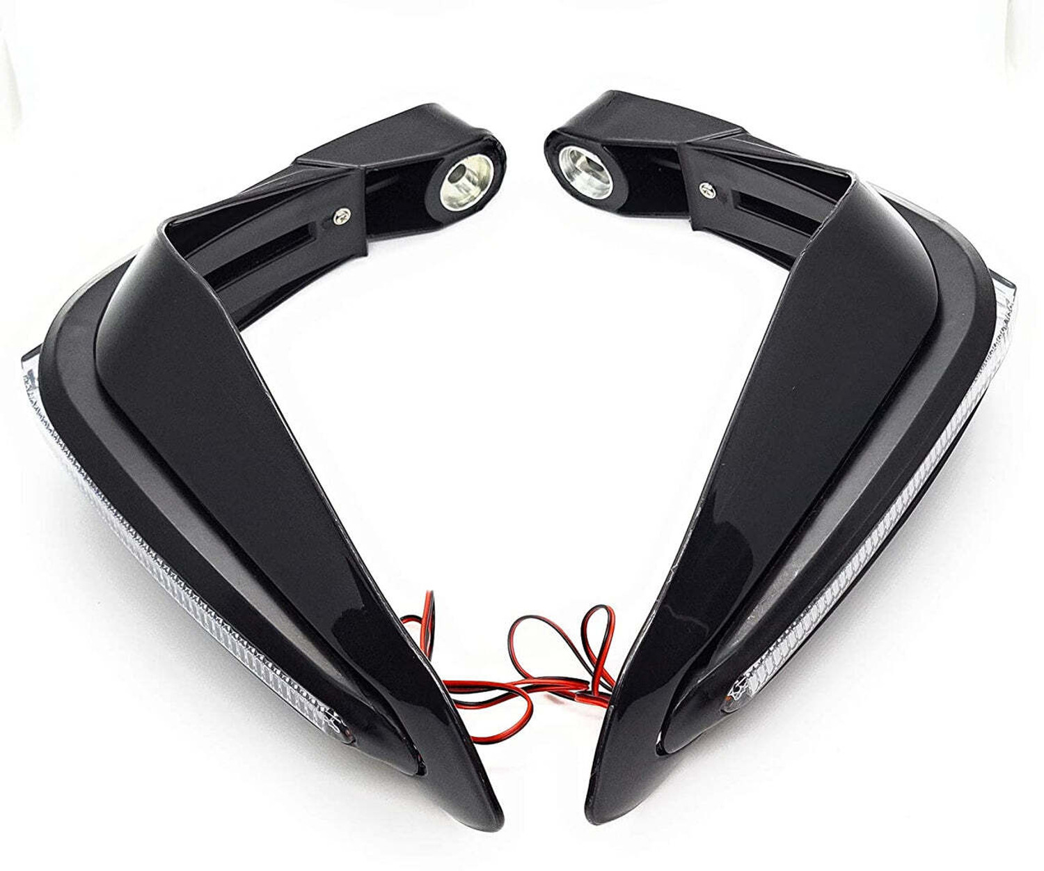 Image of bsddp Universal bike Handguard With Yellow LED Light Bike Crash Guard