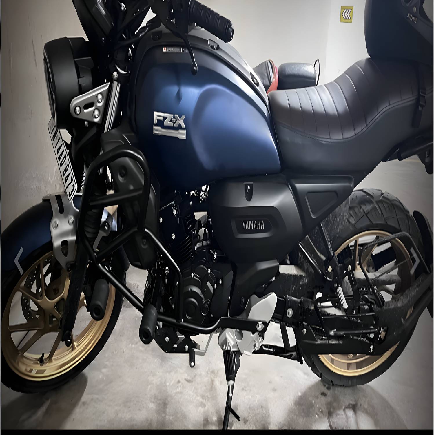 AATRU AUTO BEST QUALITY FZX CRASH GUARD WITH 4 SLIDER