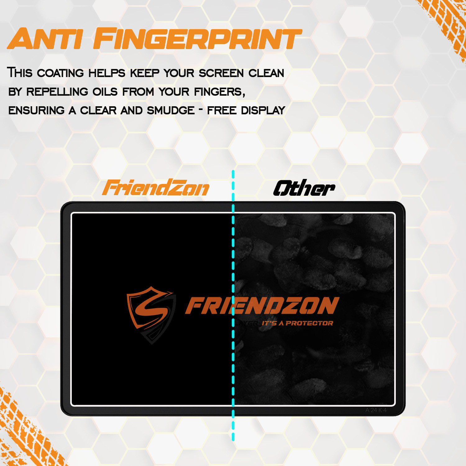 Image of FriendZon 9H Nano Screen Guard Protector Compatible With Ather Rizta S & Rizta Z Bike Crash Guard