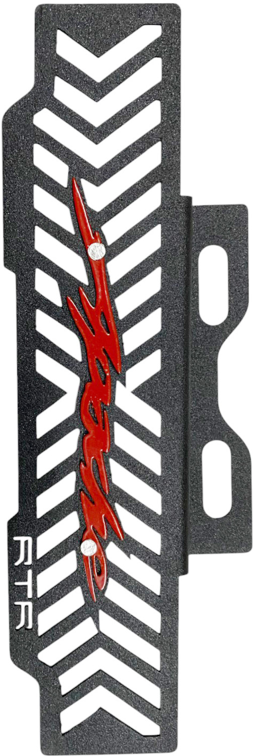 Image of Dhe Best Bike Comfortable Black Red Log Radiator Guard For TVS Apache RTR 160 4V Bike Radiator Guard