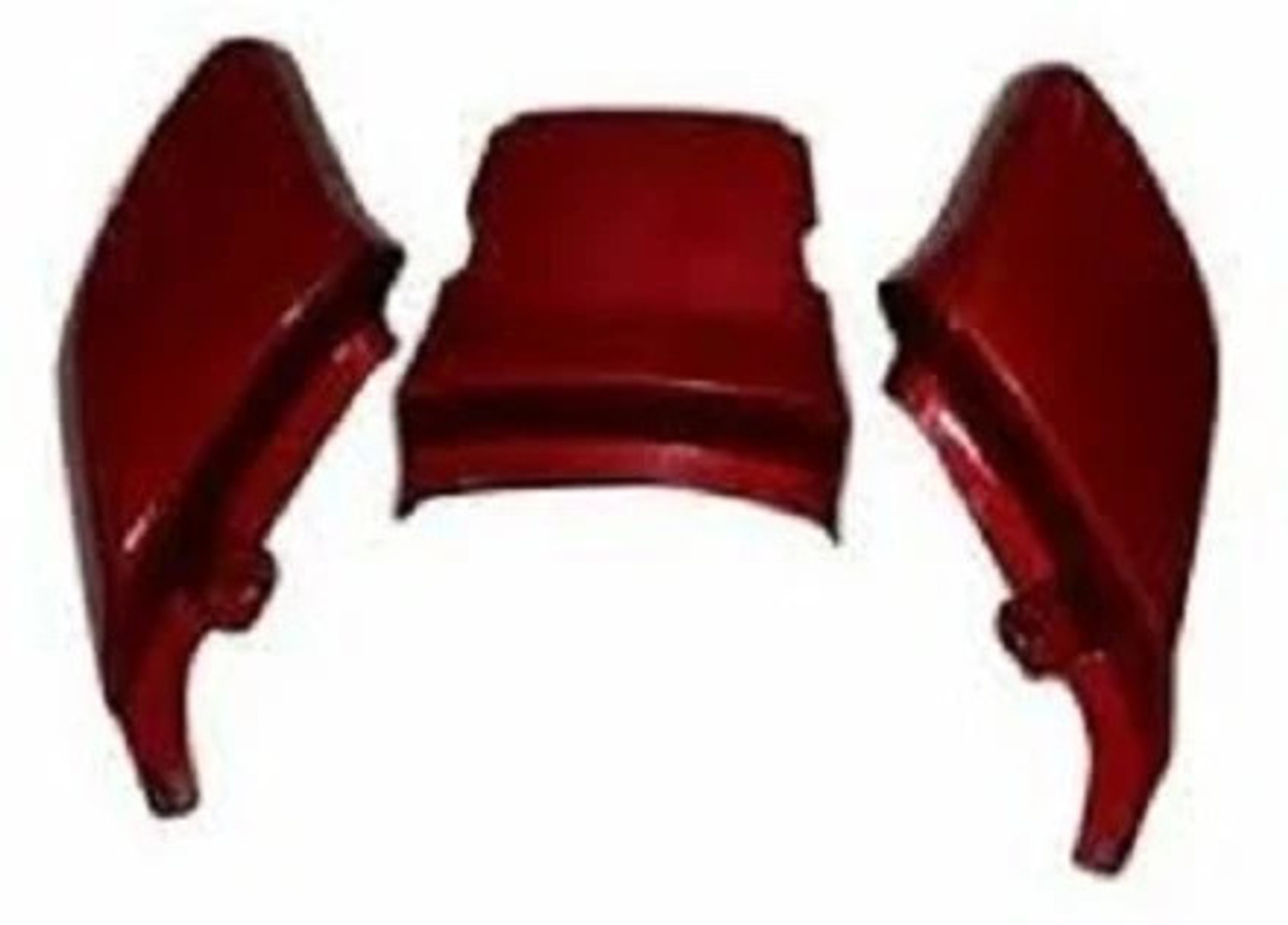 Image of TAWAE ENTREPRISE Tail Panel For CD Dawn (Red) Bike Crash Guard