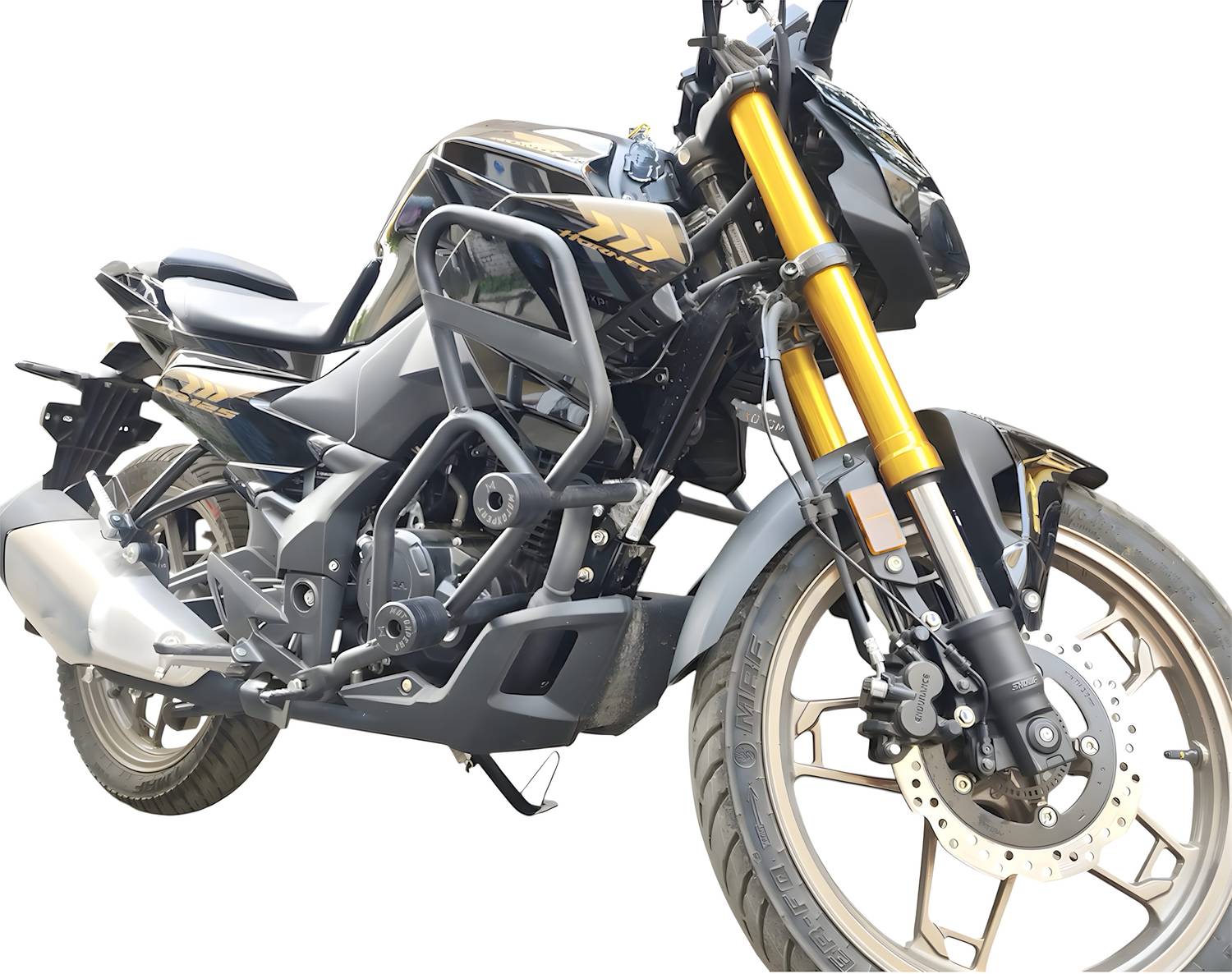 RS ACESSORIES HUB CB 125 Hornet Crash Guard Kit - Image 2