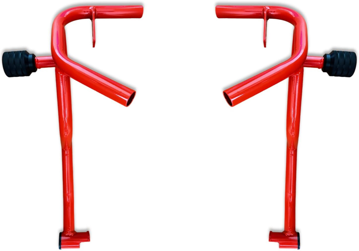 Image of MOXZILLA Shark crash Guard For Apache RTR160 /200 4V (RED) Bike Crash Guard